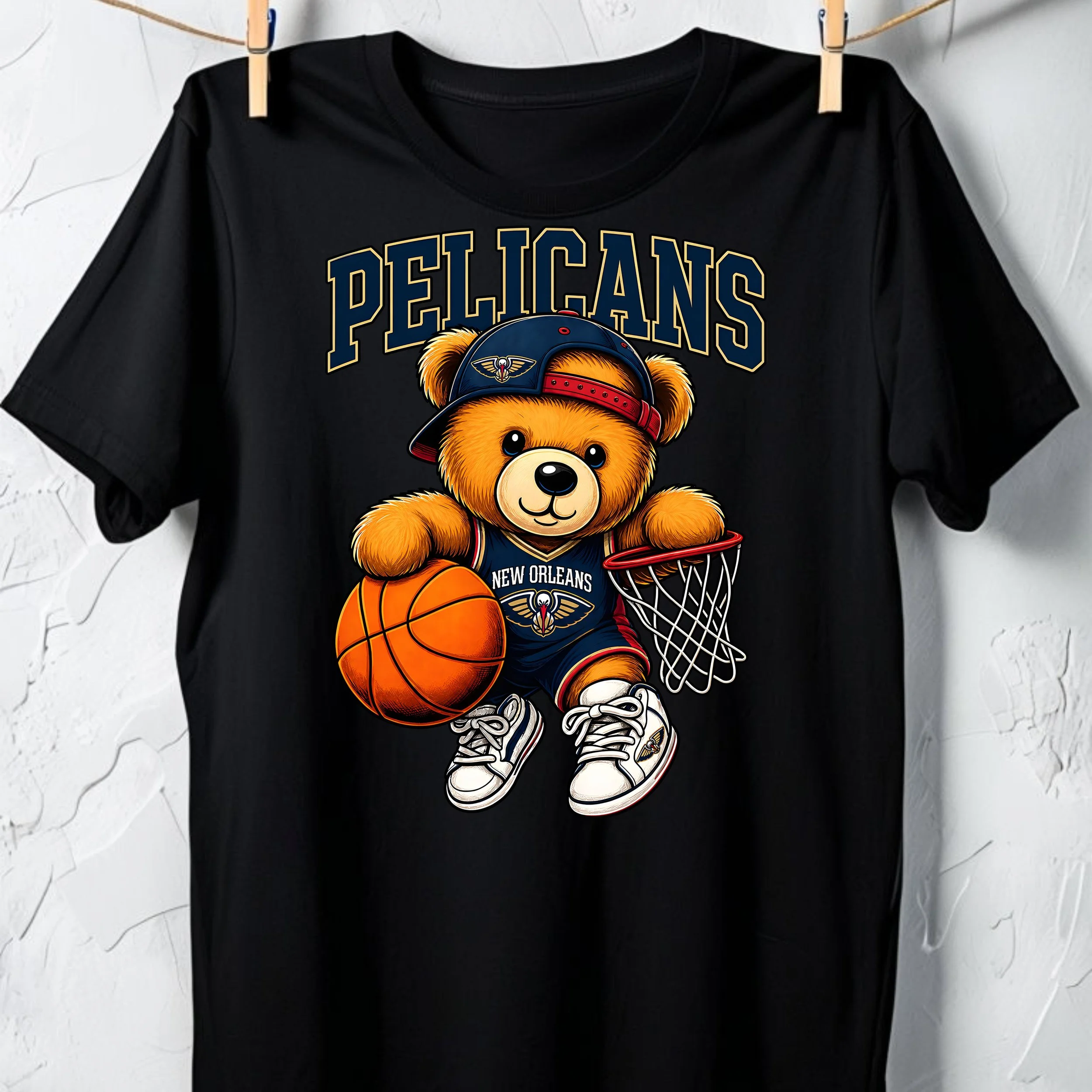 TEAM SPIRIT BEAR T SHIRT - PELICANS