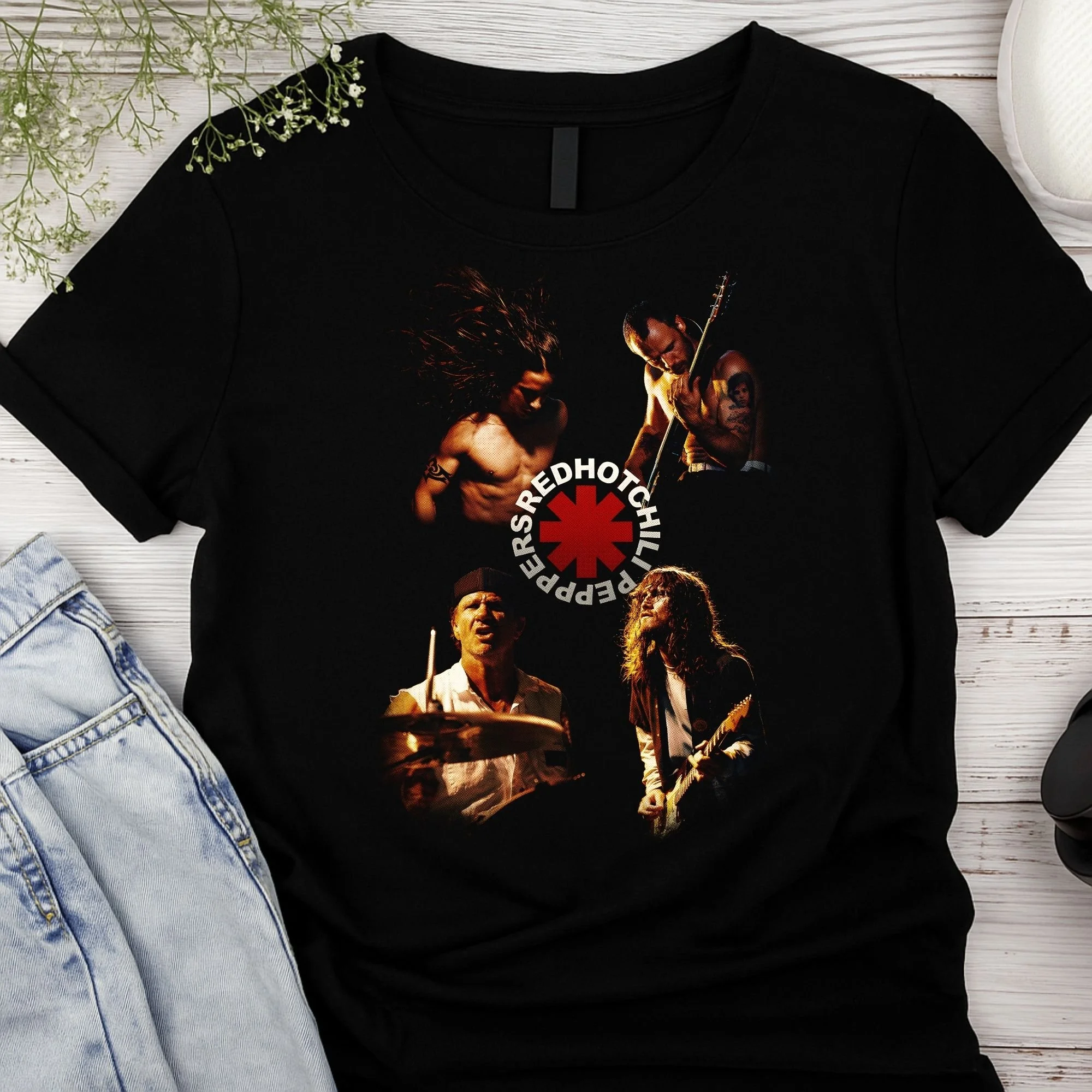 Red Hot Chili Peppers – High-Energy Rock Graphic Unisex Tee