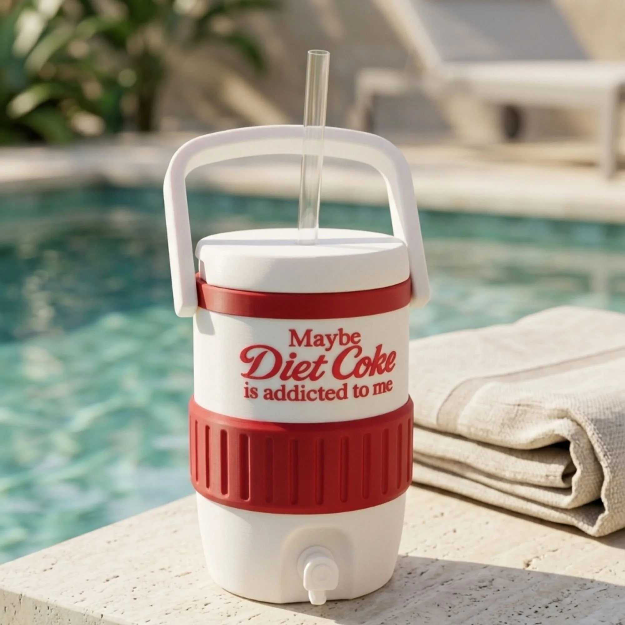 "Maybe Diet Coke is Addicted to Me" – Custom 3D Printed 12oz Can Holder