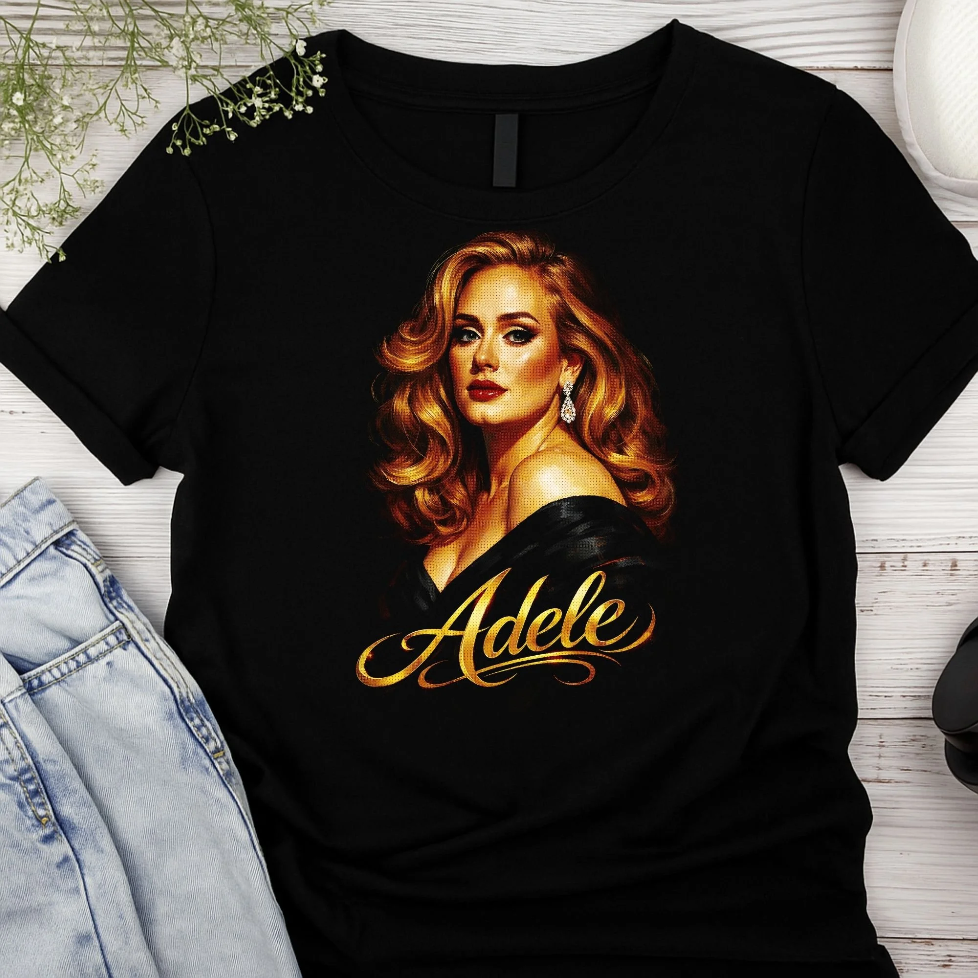 Adele – The Soulful Diva Graphic Unisex Tee