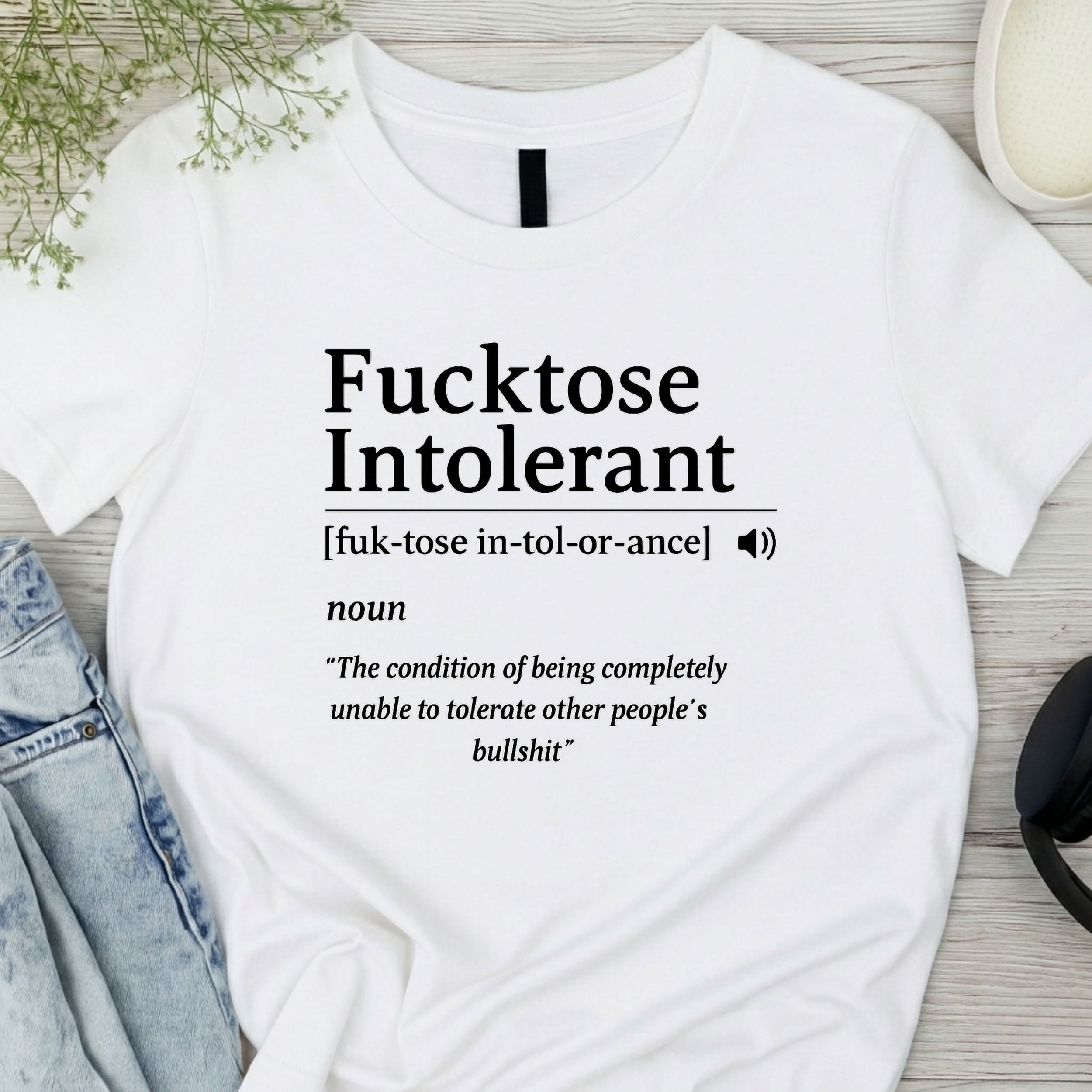 "Fucktose Intolerant" Graphic Tee