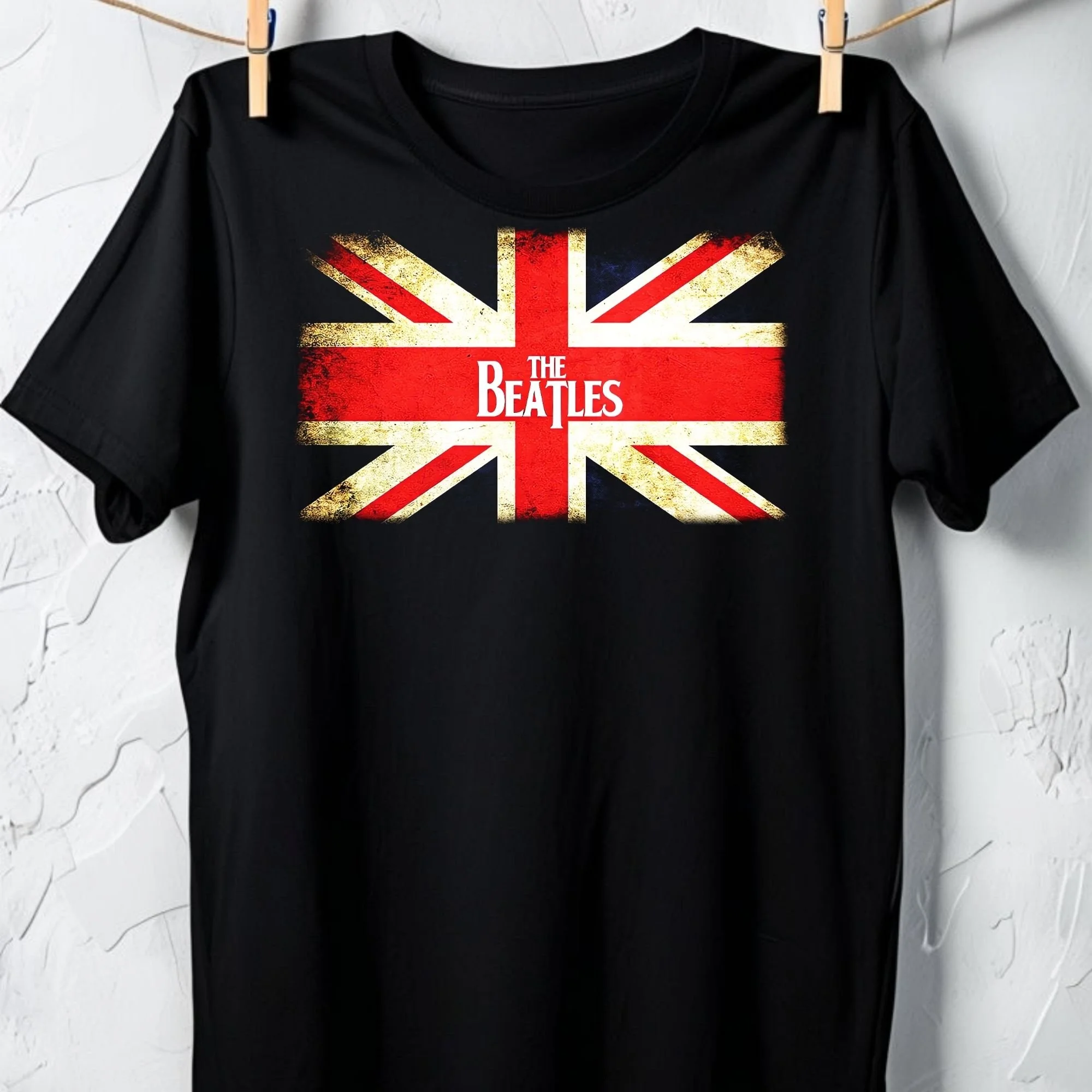 The Beatles "Union Jack" Distressed T-Shirt