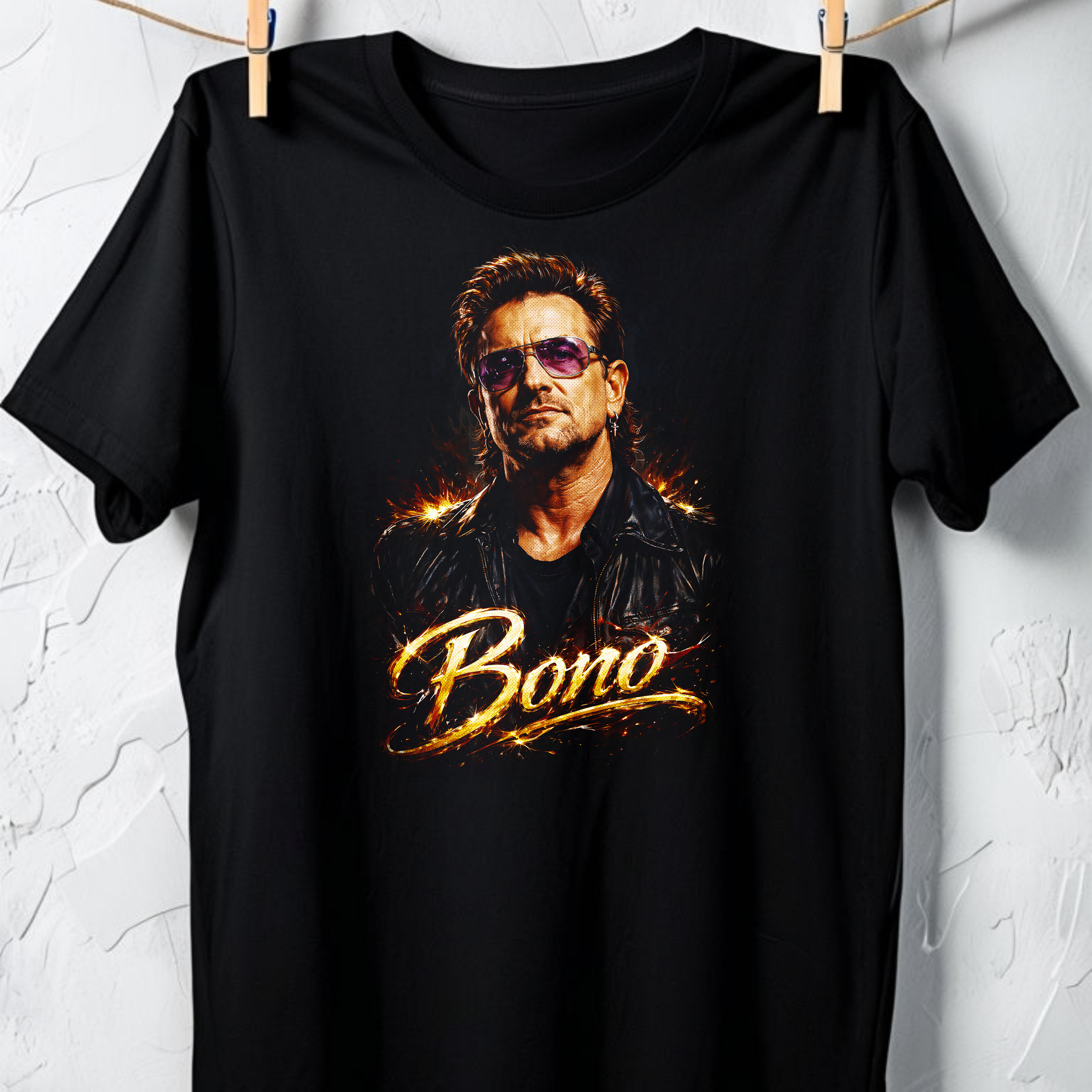 Bono – U2 Rock Legend Graphic Unisex Tee