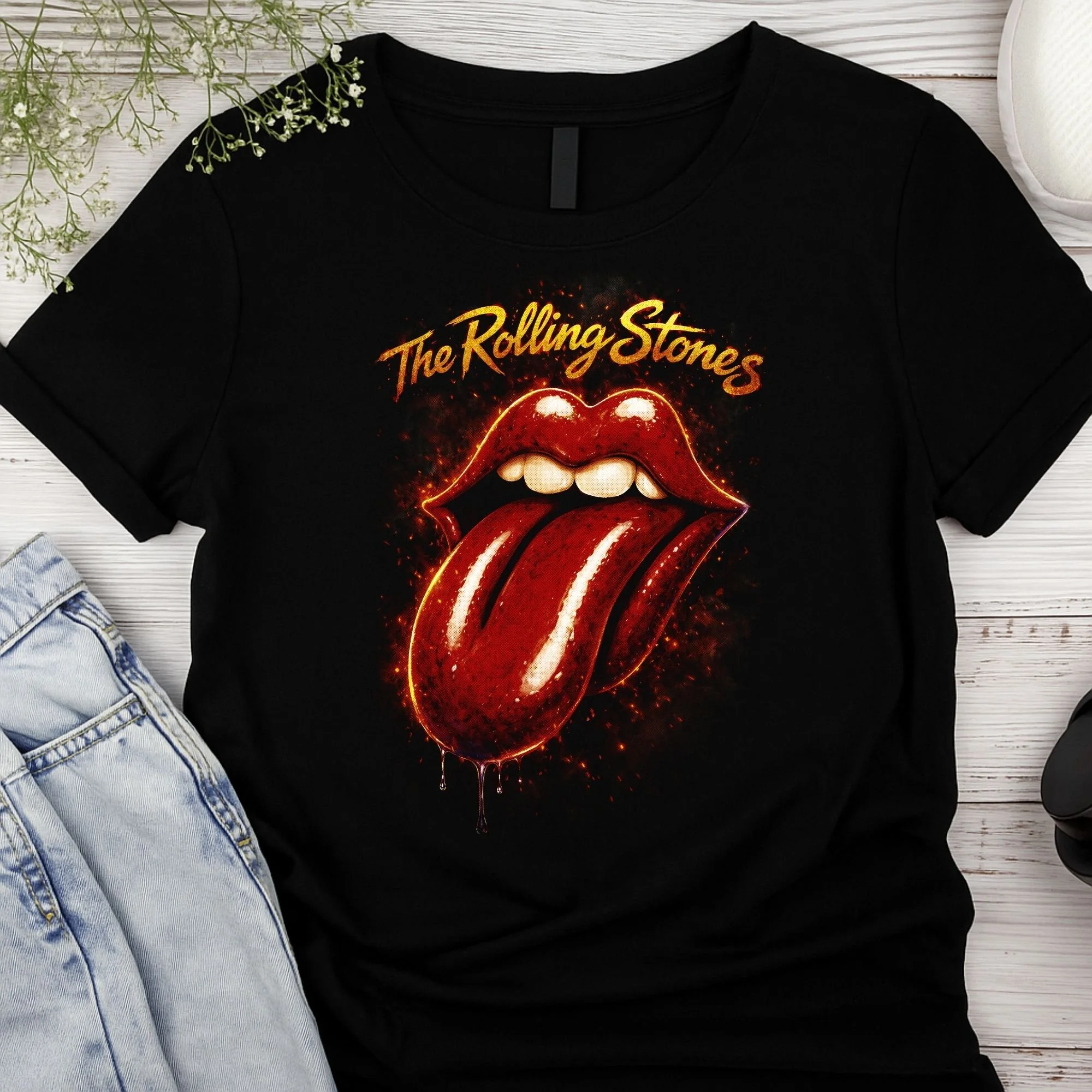 The Rolling Stones – Iconic Tongue Graphic Unisex Tee