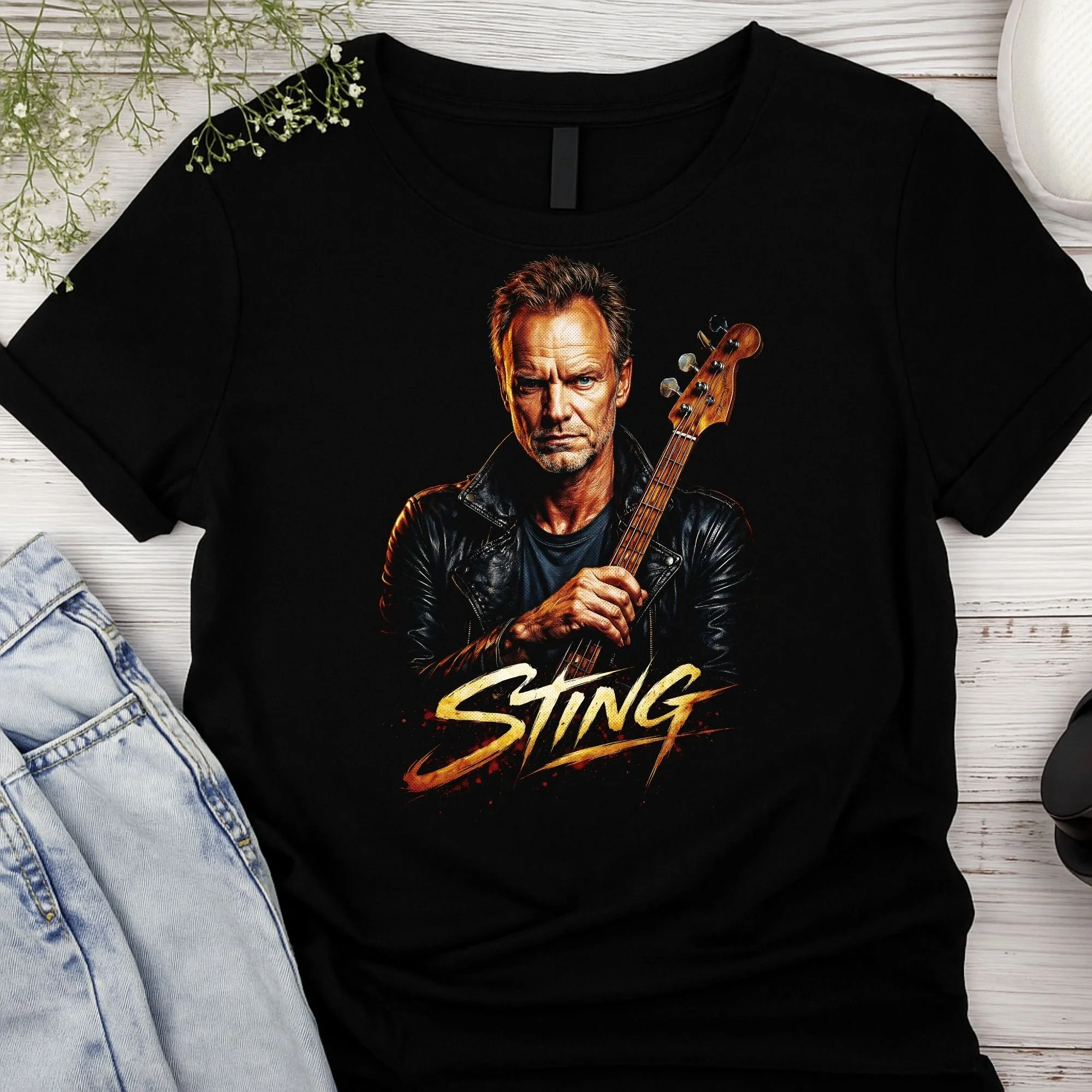 Sting – Rock Legend Graphic Unisex Tee