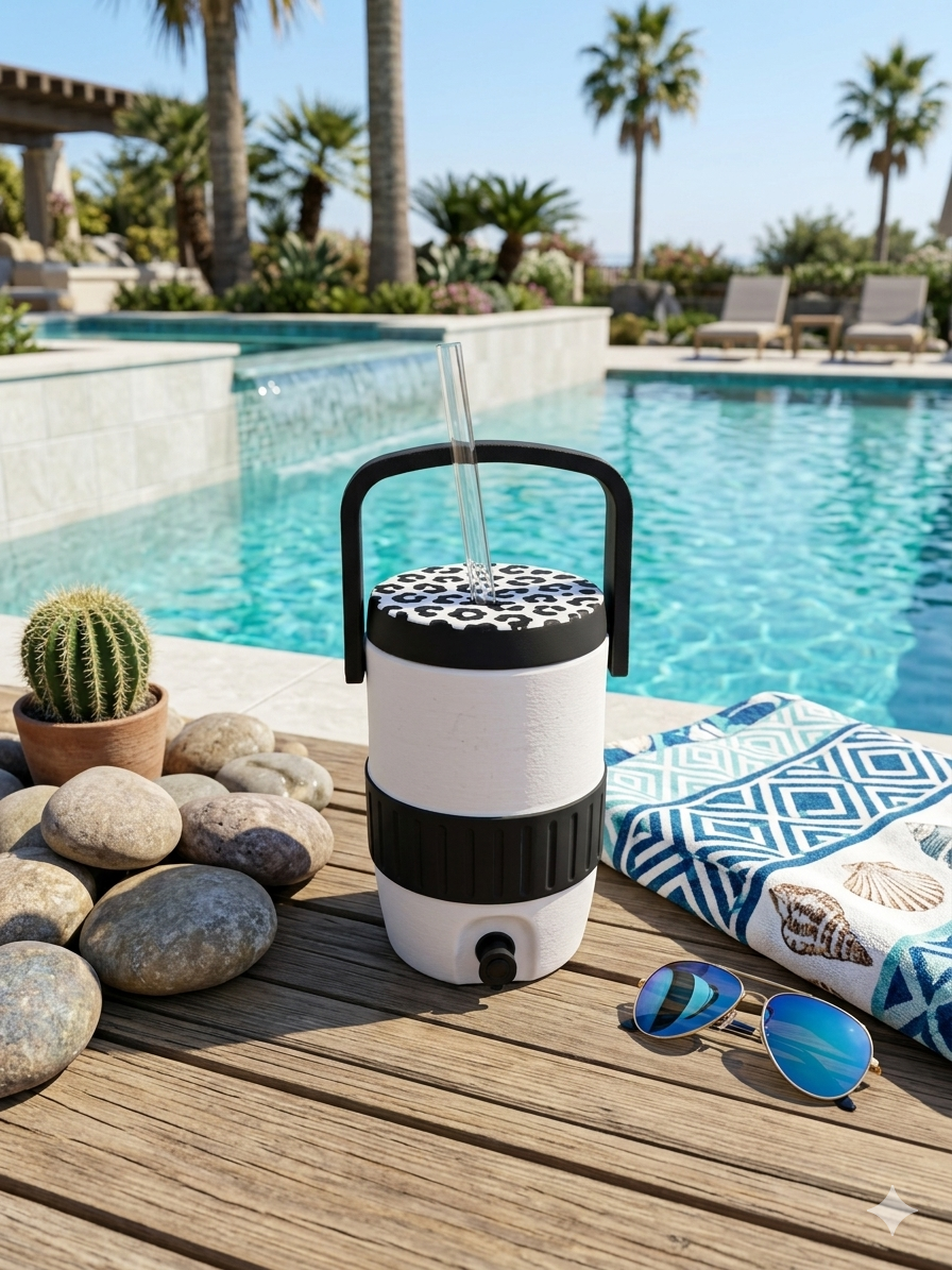 Leopard Print Chic Cooler Can Holder