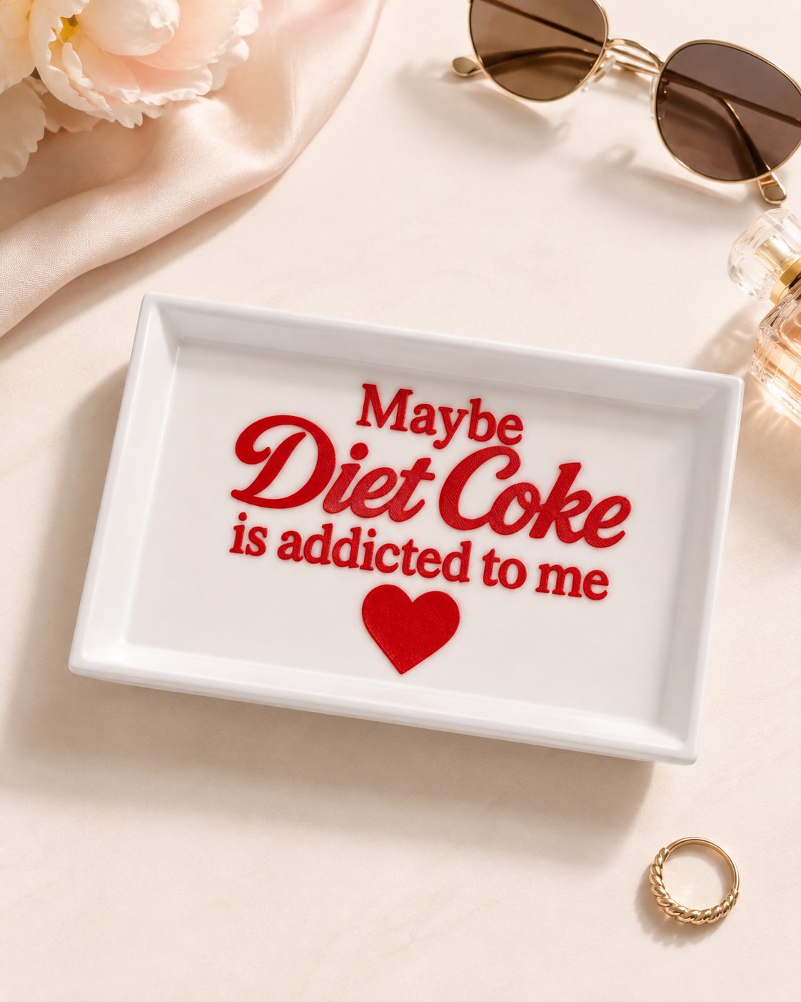 DIET COKE 3D Printed Trinket Tray – Digital File Only