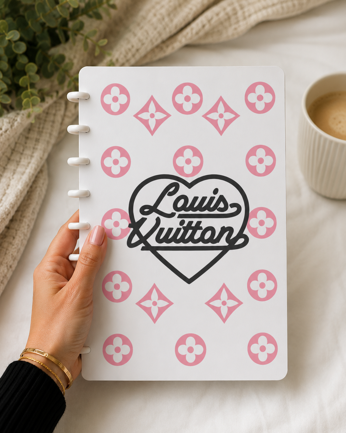 Designer Inspired A5 Discbound Notebook Cover -3D DIGITAL STL FILE