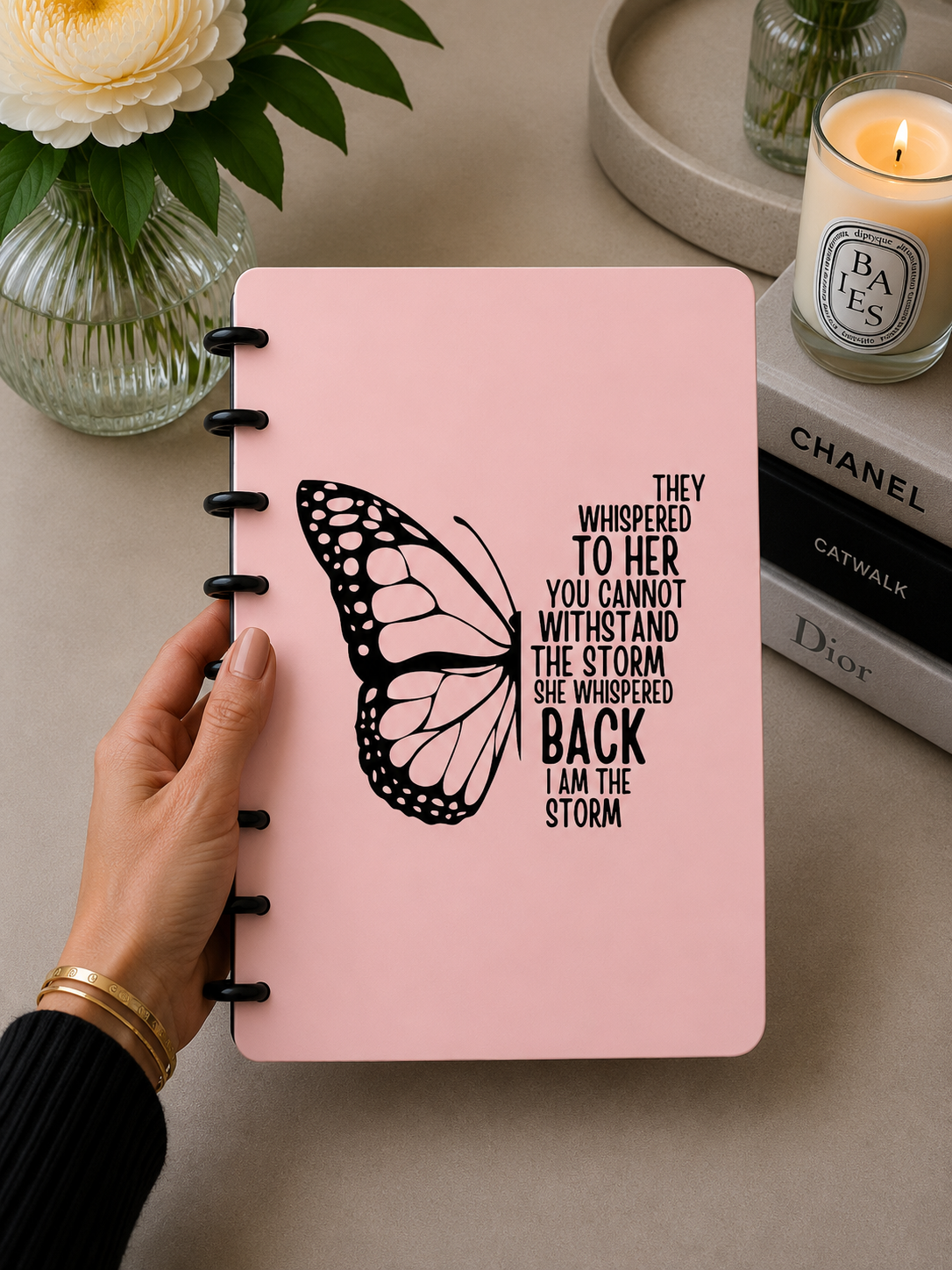 A5 Discbound Notebook Cover -3D DIGITAL STL FILE