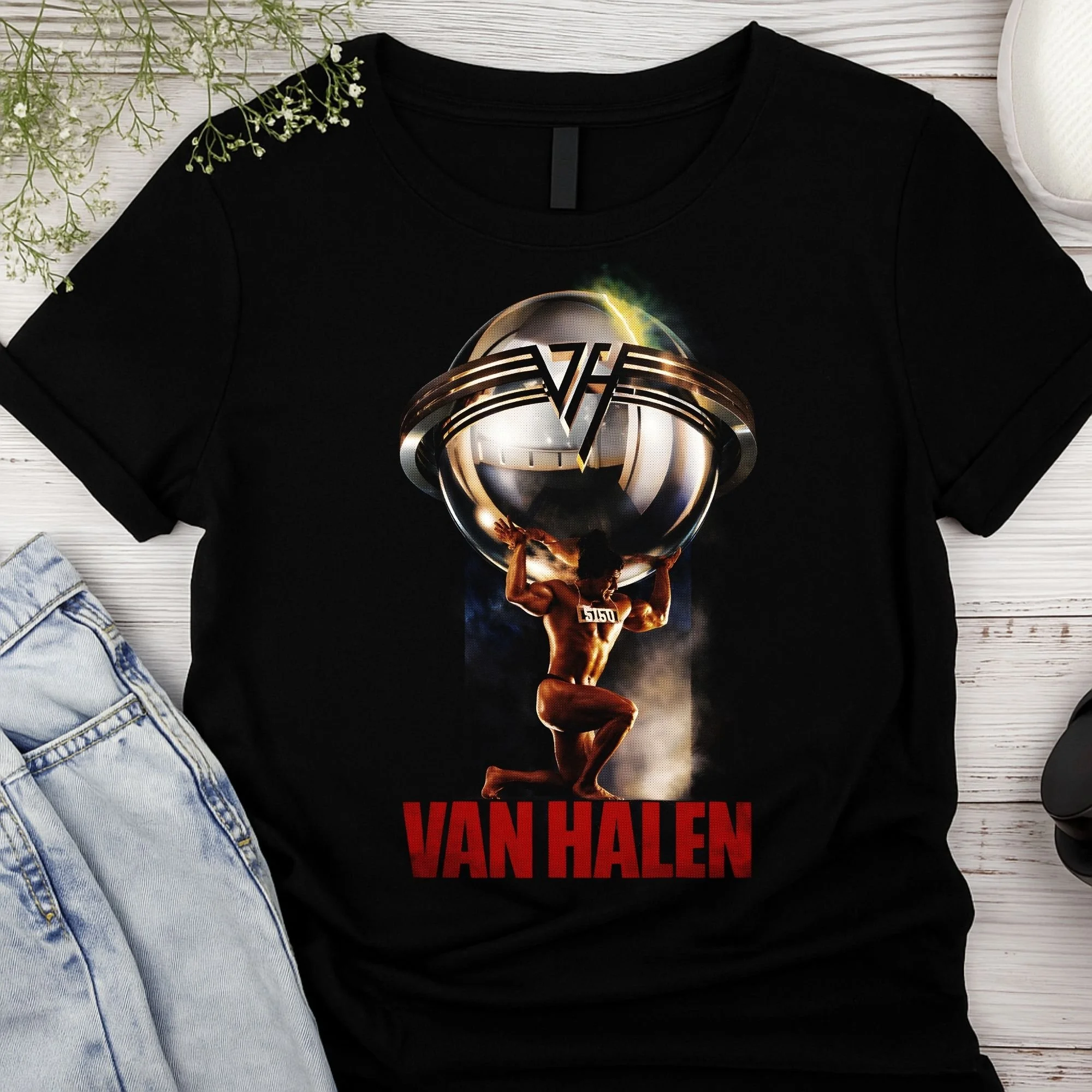 Van Halen – Atlas Rock Legend Graphic Unisex Tee