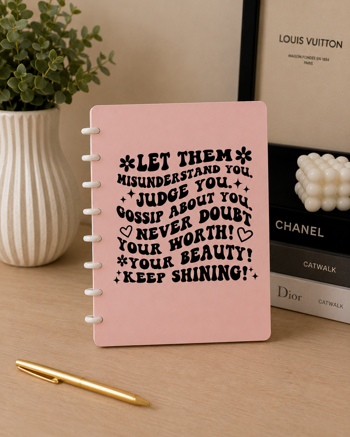 A5 Discbound Notebook Cover -3D DIGITAL STL FILE