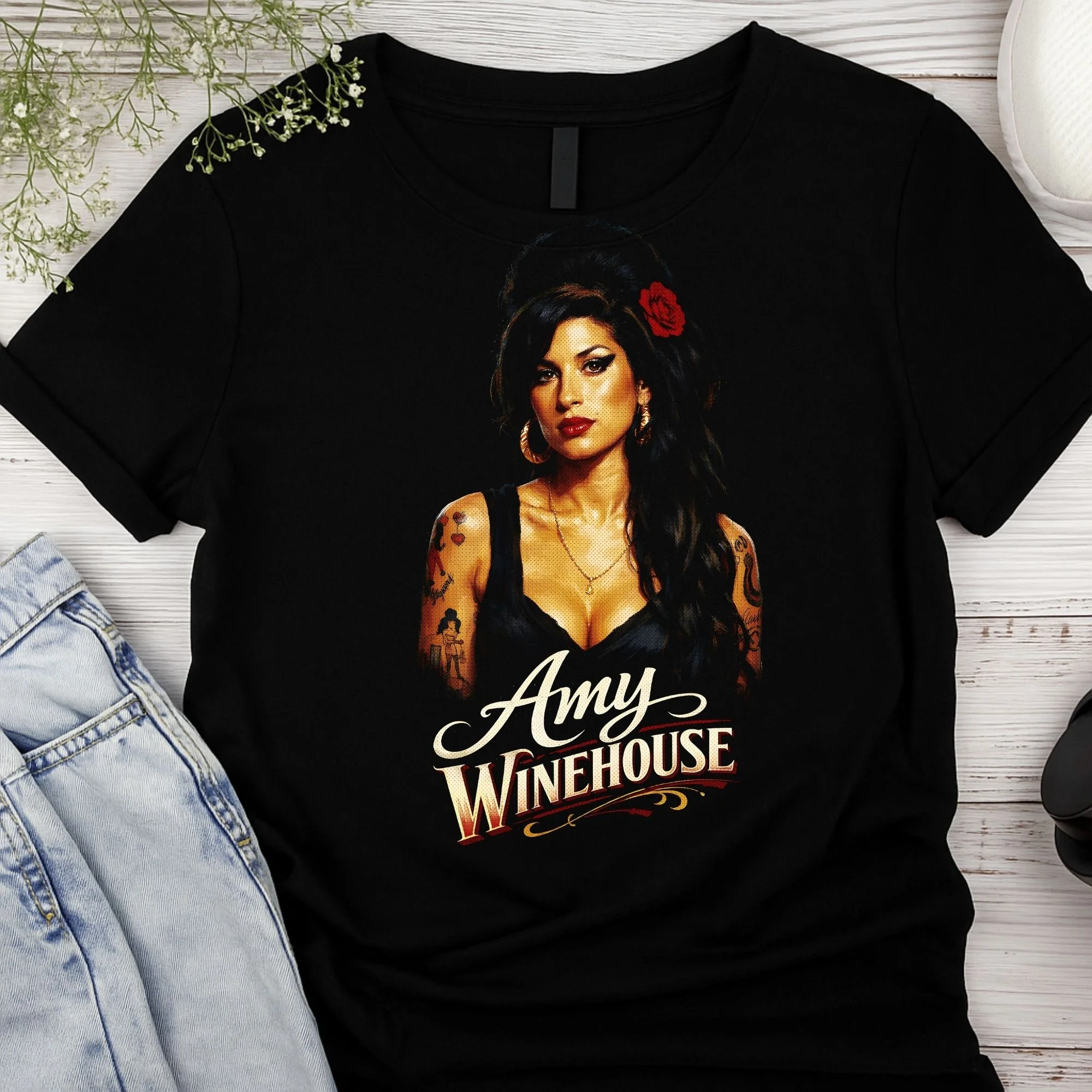 Amy Winehouse – Vintage Soul Graphic Unisex Tee
