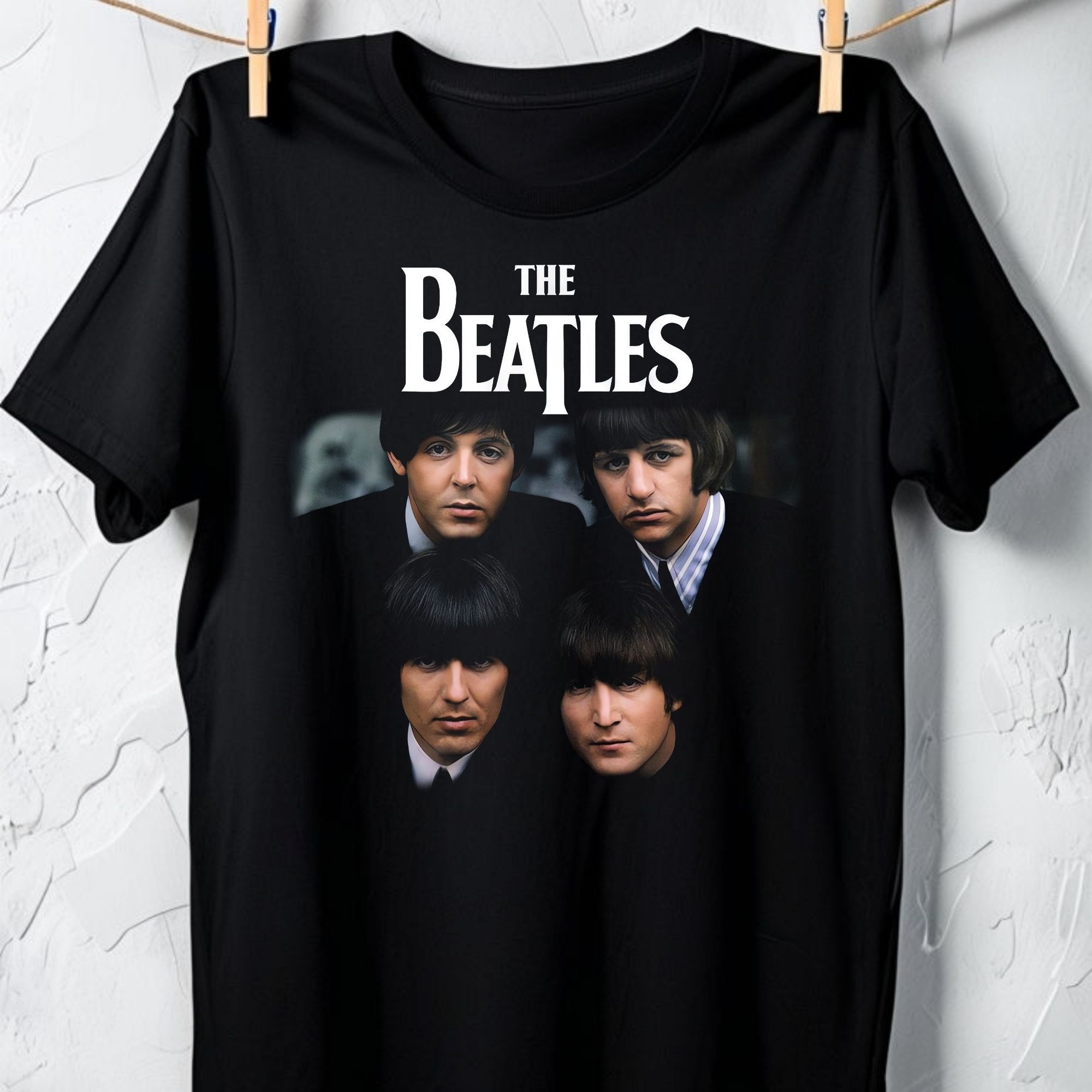 The Beatles "Classic Portrait" Halftone T-Shirt
