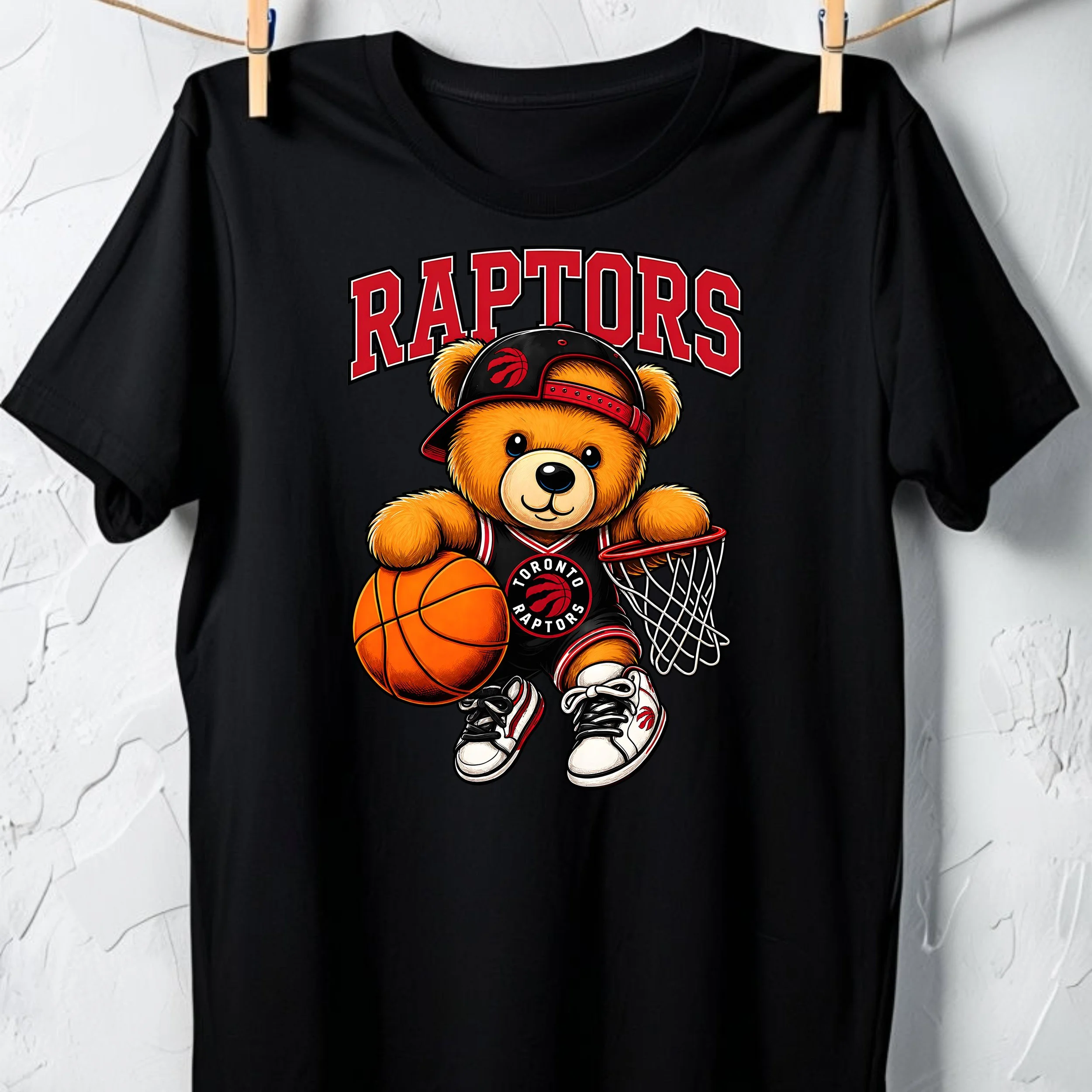 TEAM SPIRIT BEAR T SHIRT - RAPTORS