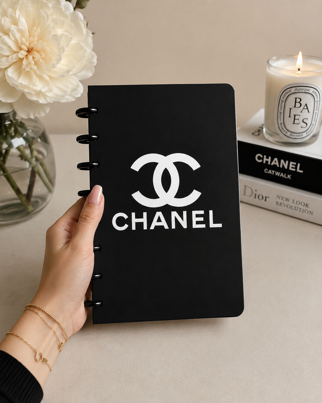 Designer Inspired A5 Discbound Notebook Cover -3D DIGITAL STL FILE