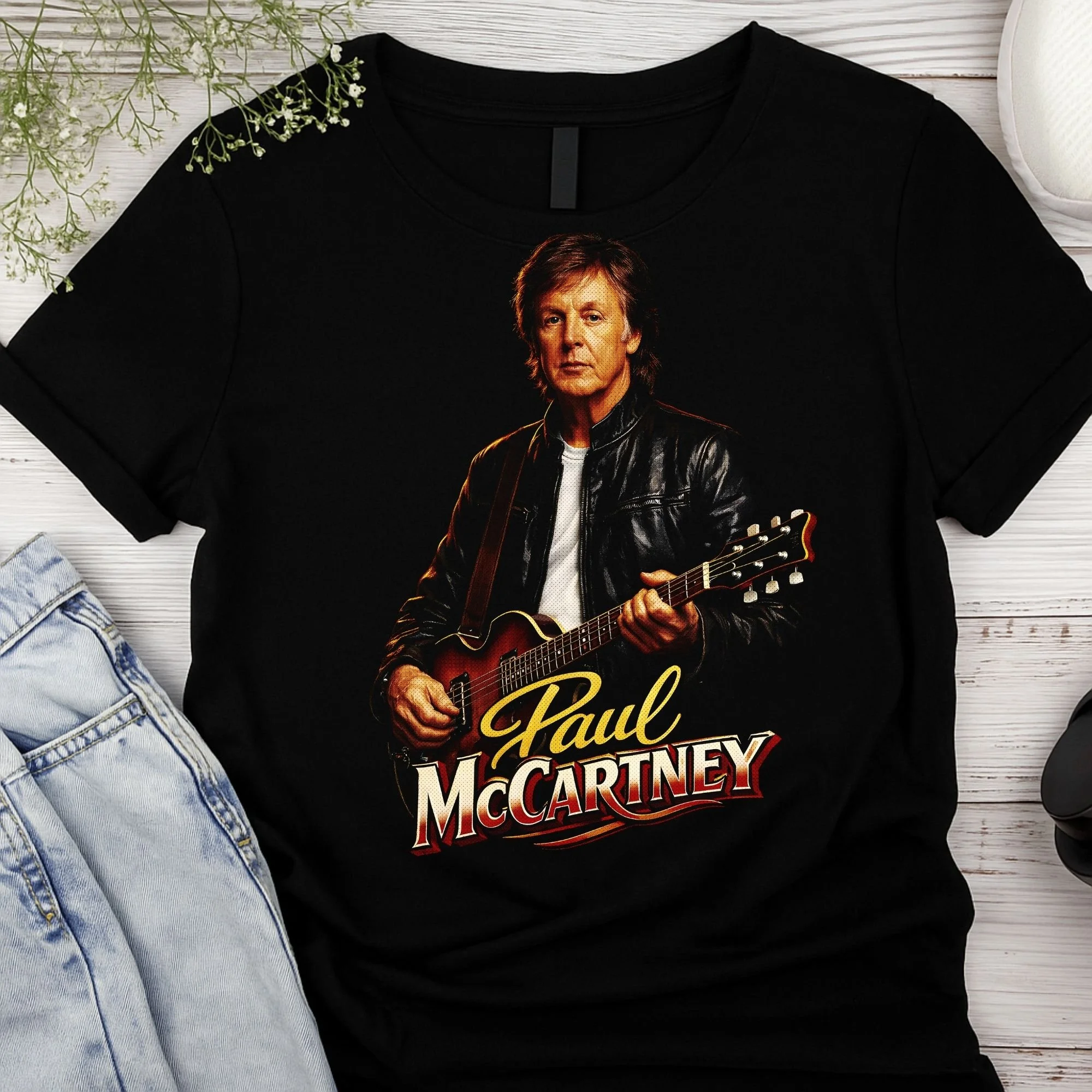 Paul McCartney – Legendary Rocker Graphic Unisex Tee