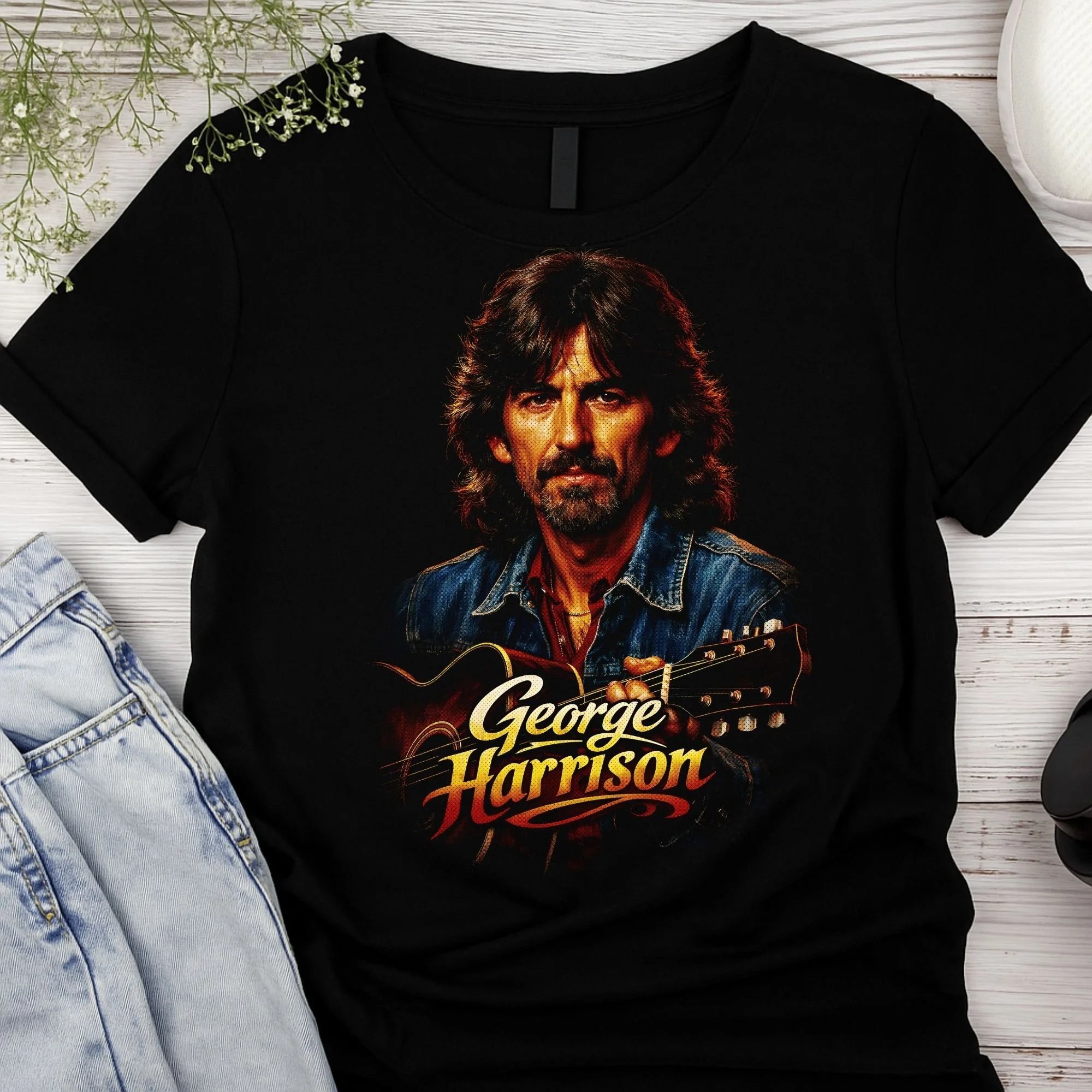 George Harrison – Musical Legend Graphic Unisex Tee