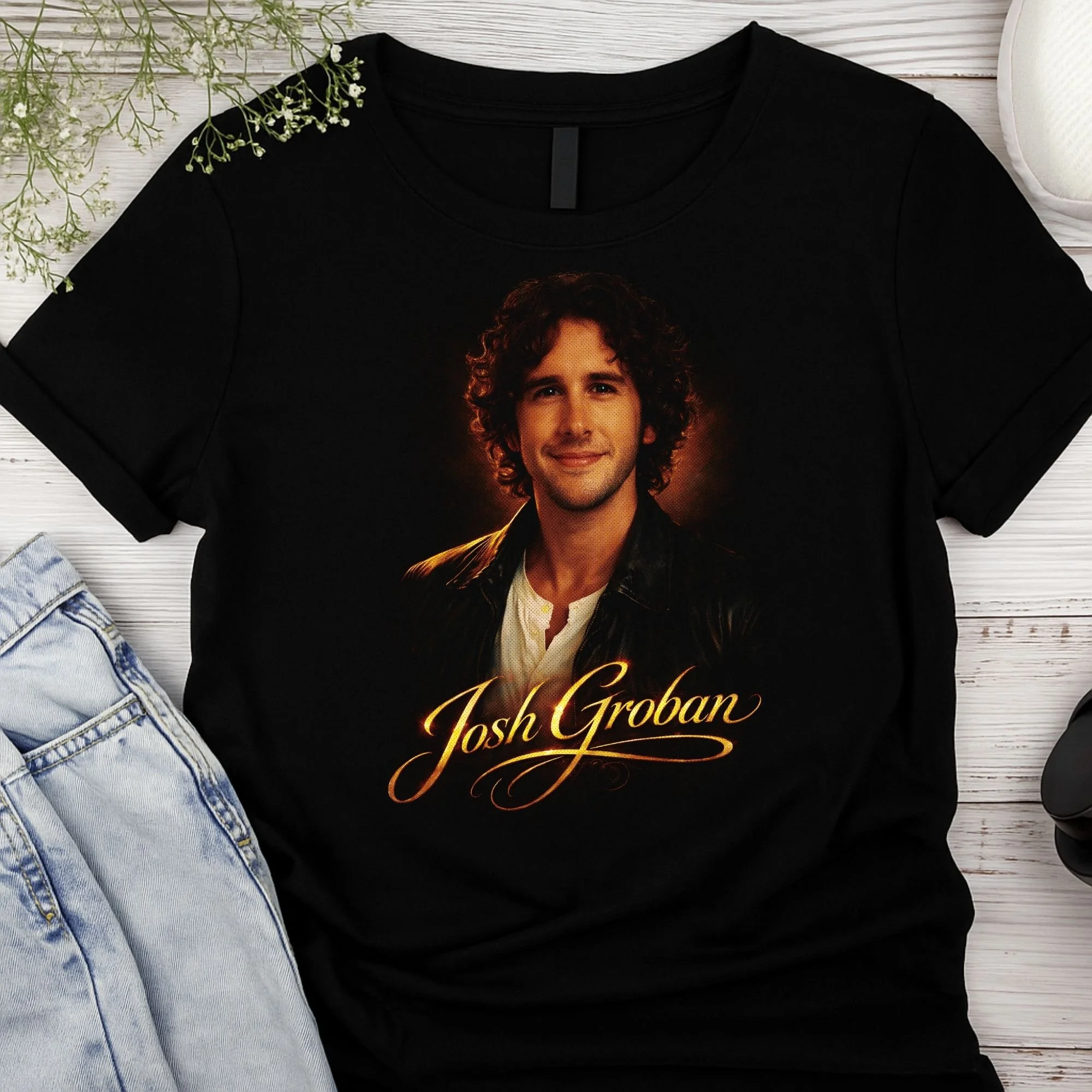 Josh Groban – Signature Vocalist Portrait Graphic Unisex Tee