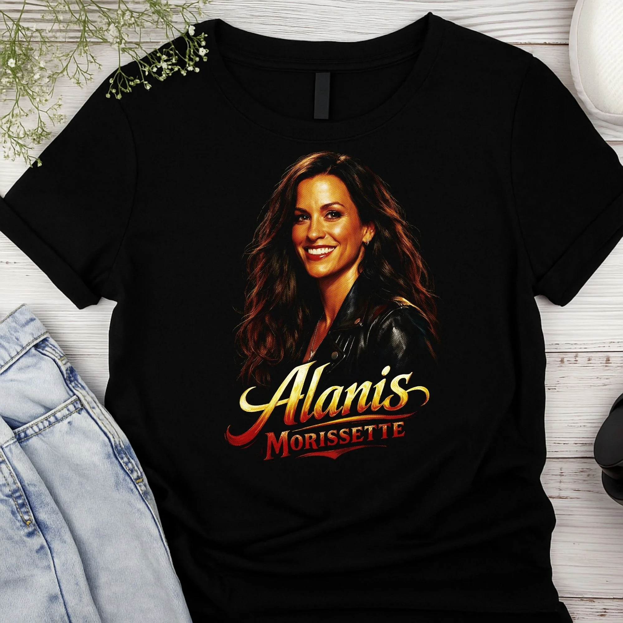 Alanis Morissette – Iconic Songwriter Graphic Unisex Tee