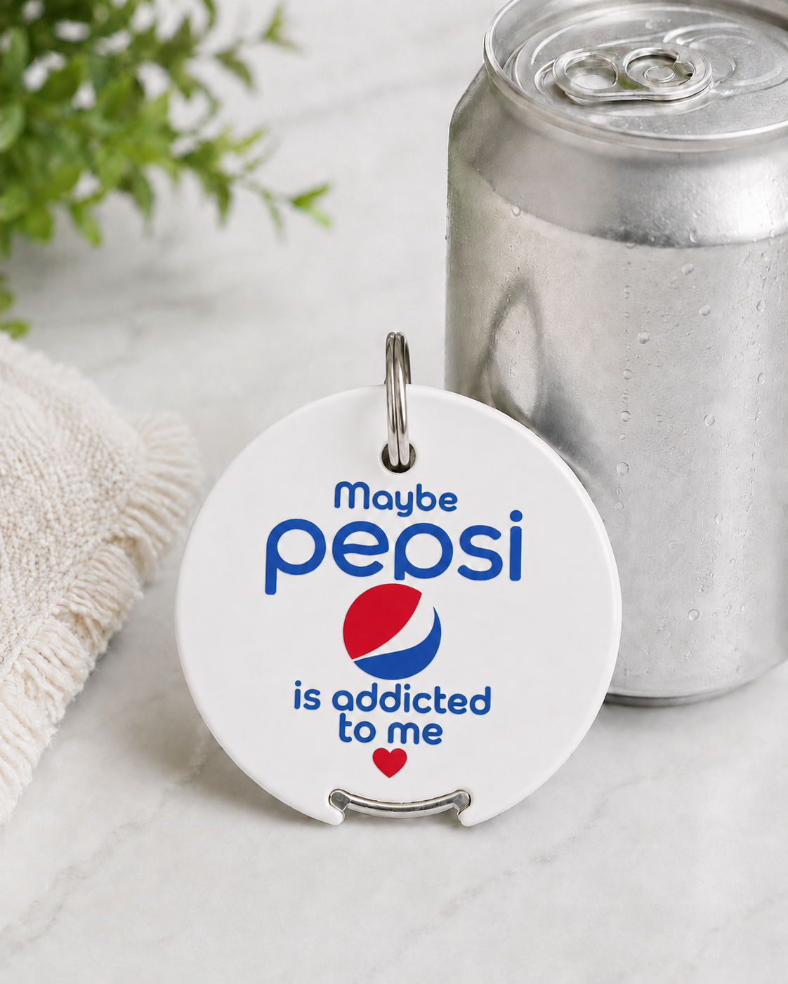 PEPSI Digital 3D Print File – Keychain Can Opener