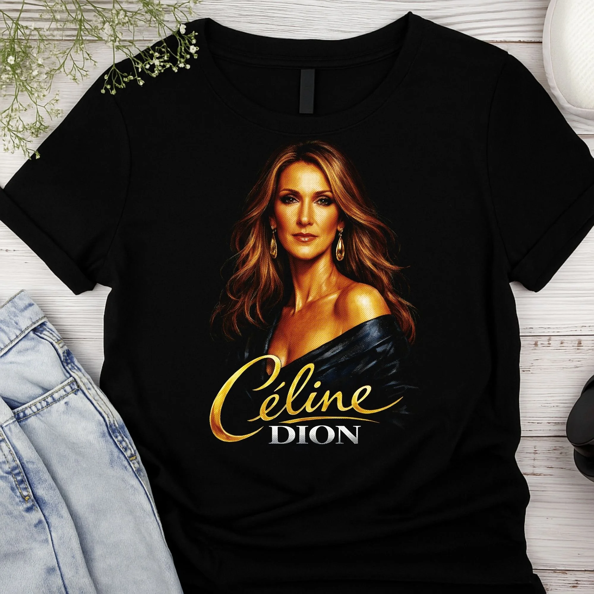 Celine Dion – Vocal Powerhouse Graphic Unisex Tee