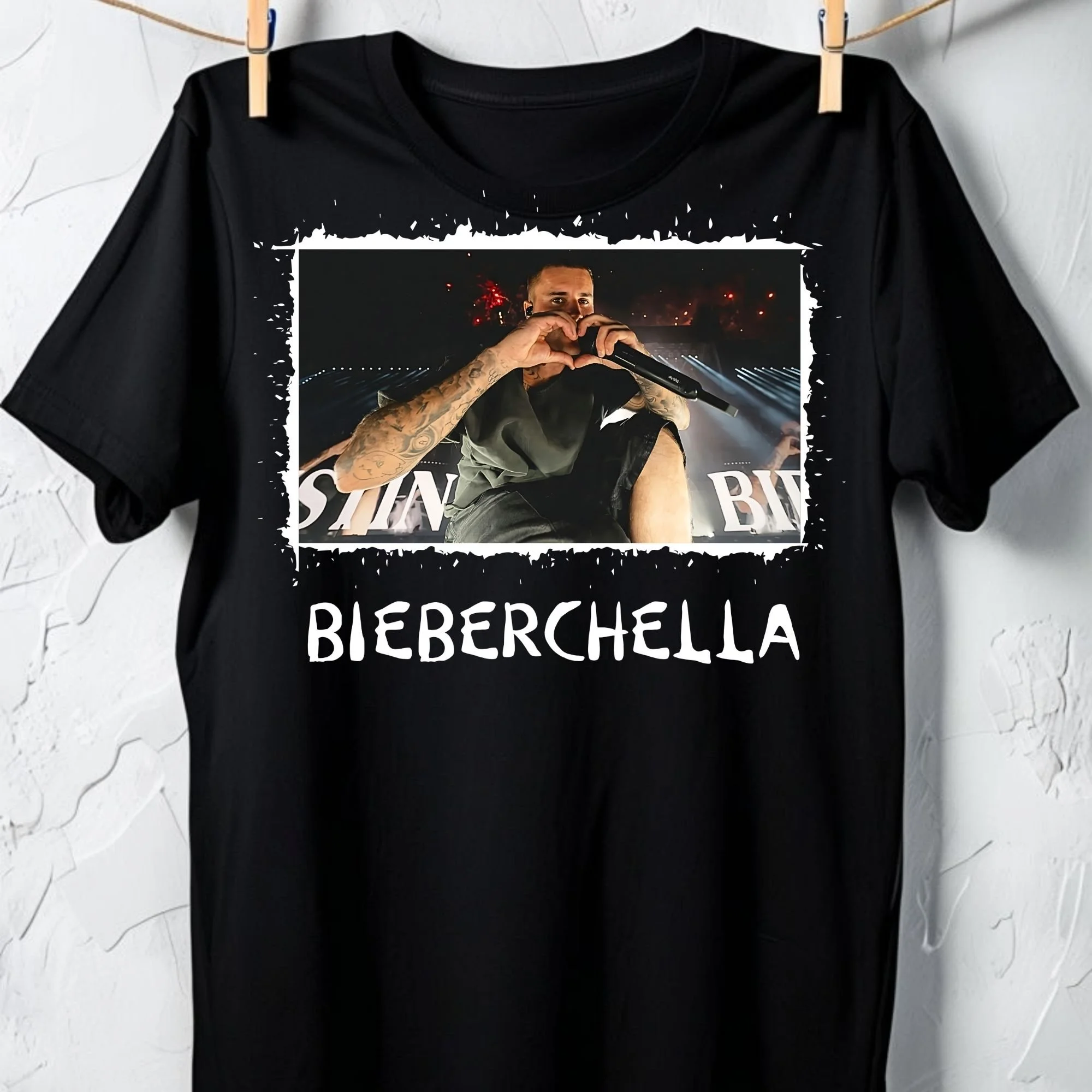 Justin Bieber "Bieberchella" Photo T-Shirt