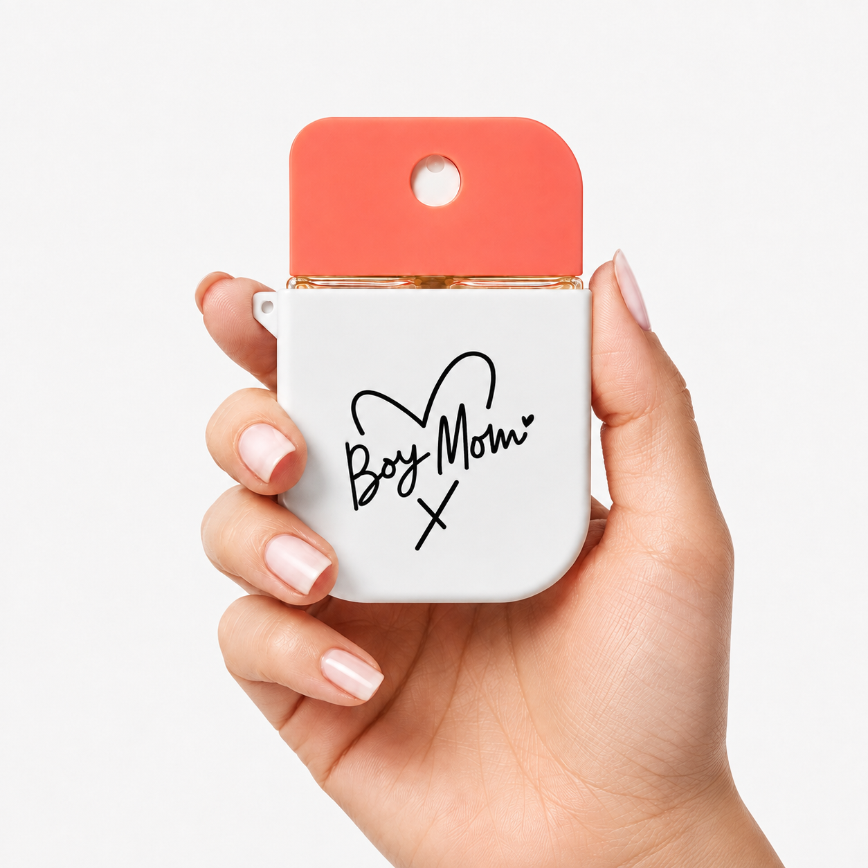 BOY MOM Pure Hand Sanitizer Holder 3MF File | Dollar Tree Sanitizer Keychain Holder | Digital 3D Printing File