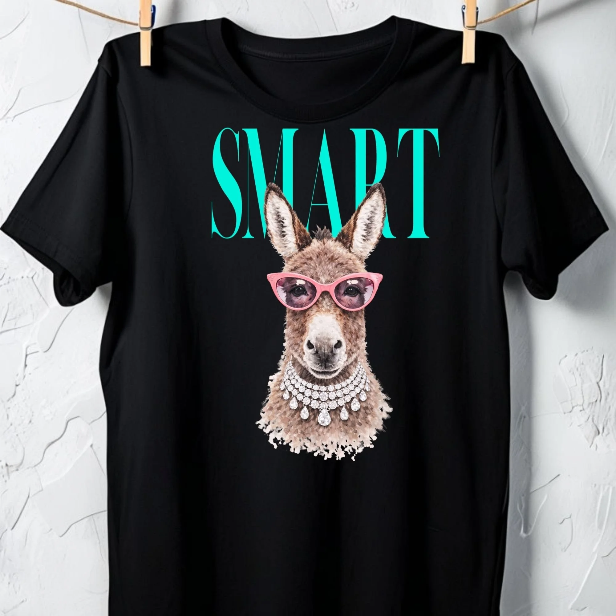 "Smart & Sassy" Donkey Tribute Tee
