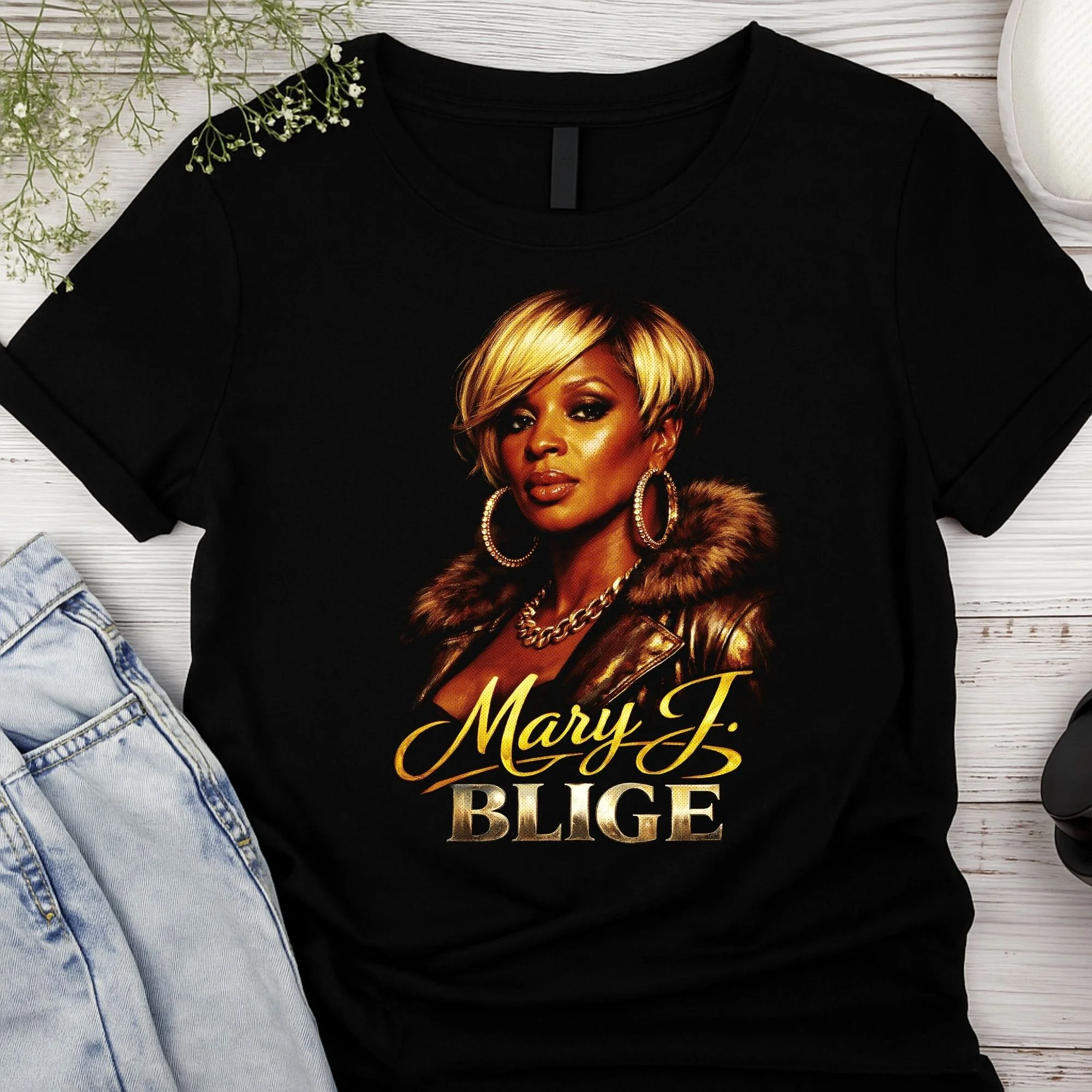 Mary J. Blige – Queen of Hip-Hop Soul Graphic Unisex Tee
