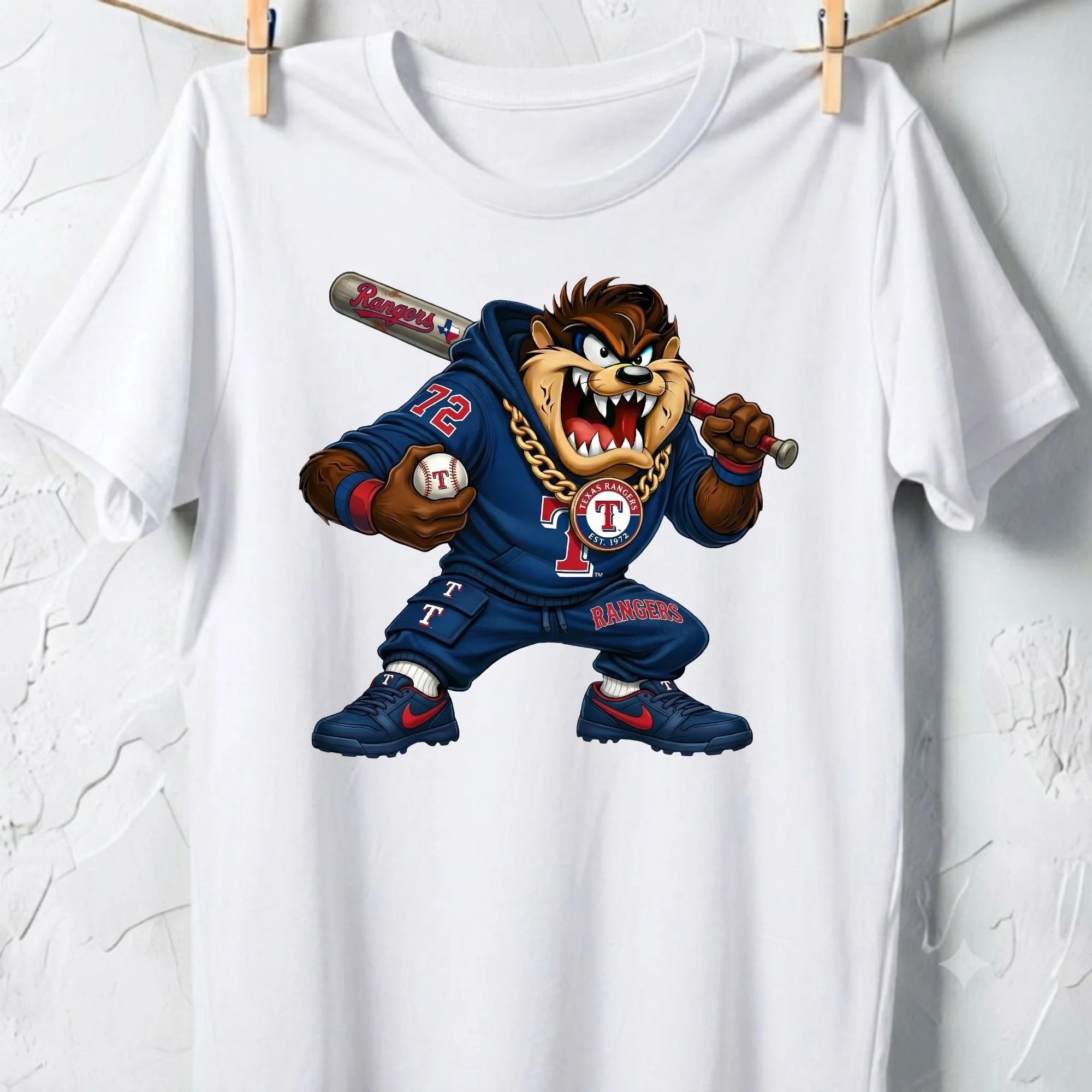BASEBALL " ALL STAR BEAST" SERIES TSHIRTS- RANGERS