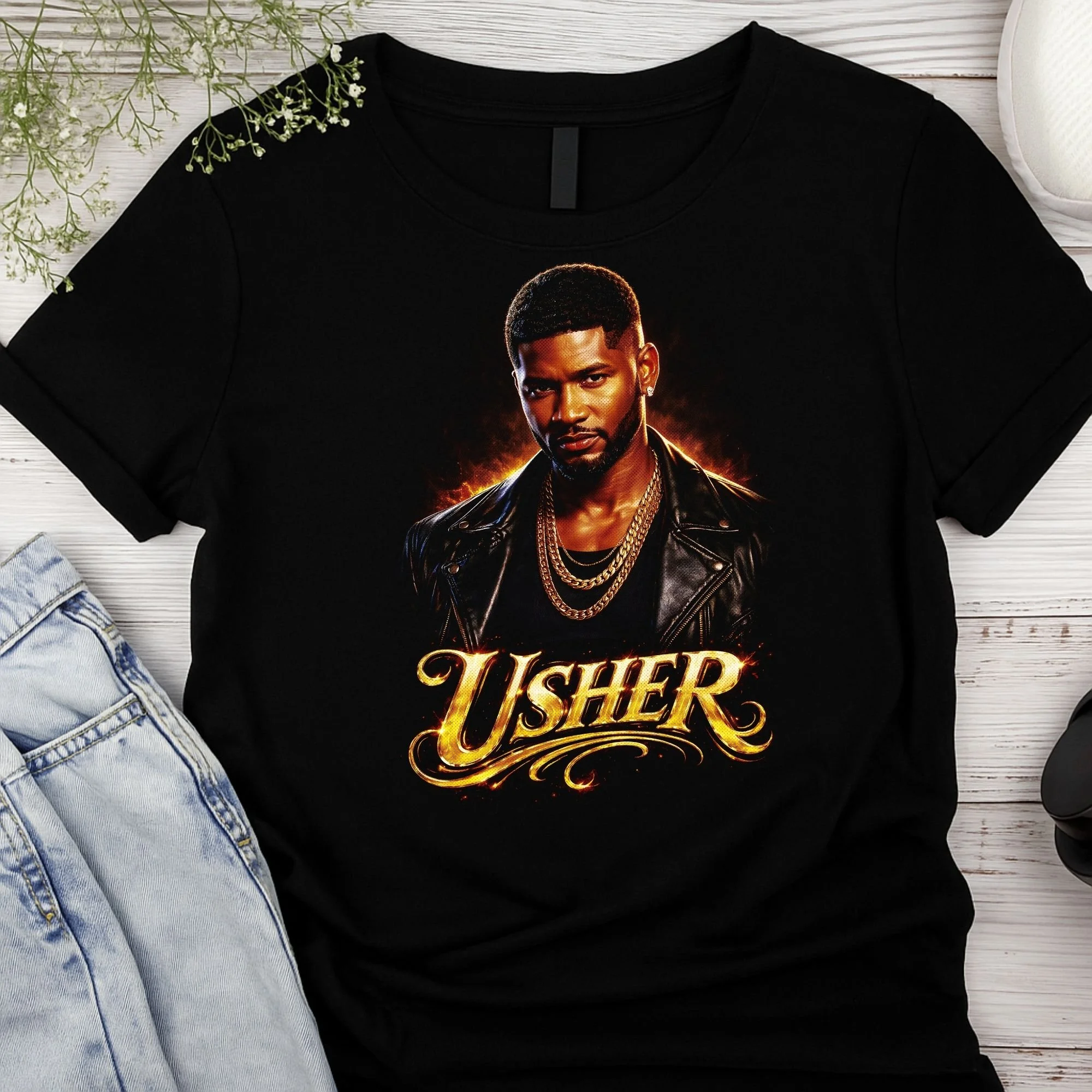Usher – Iconic Soul Graphic Unisex Tee
