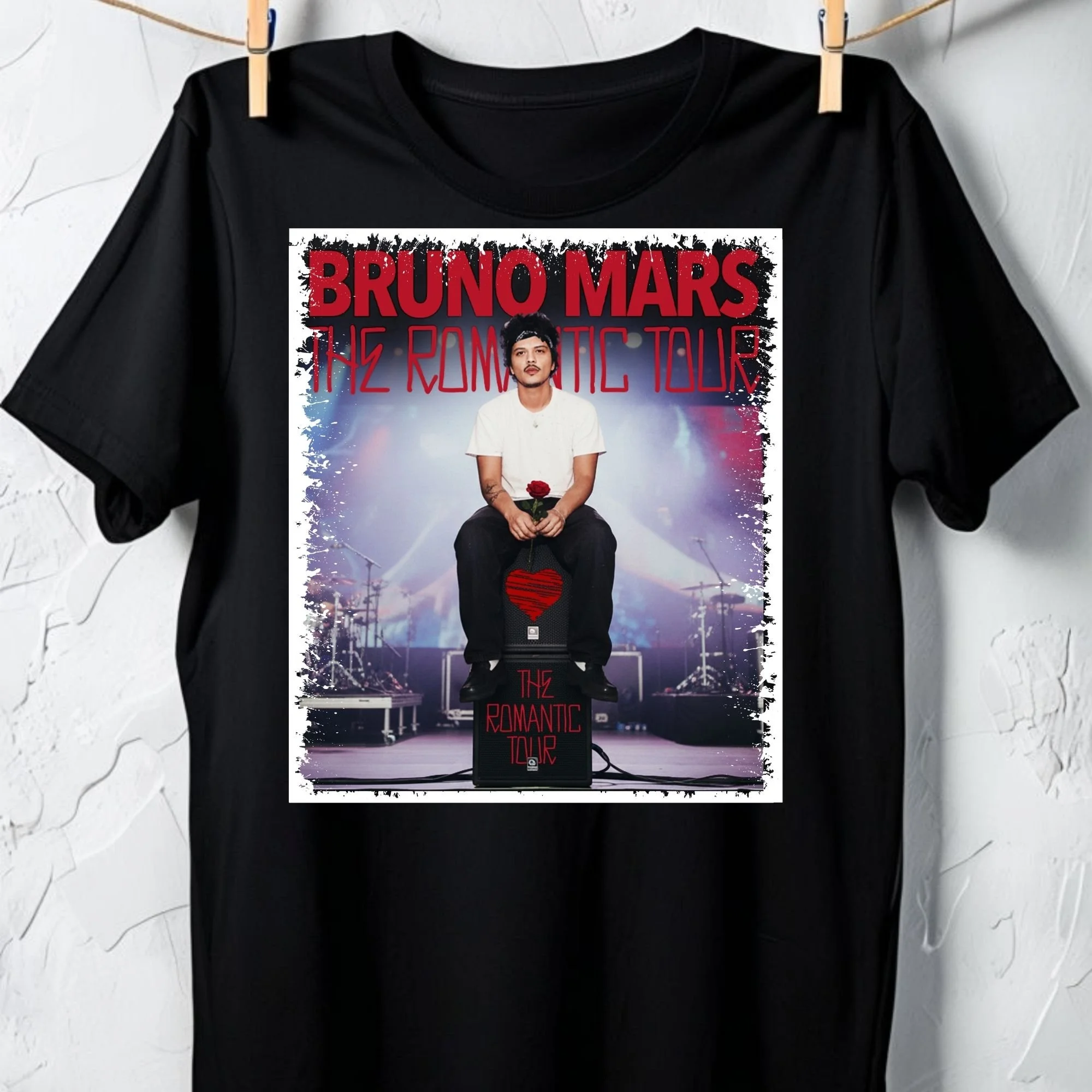 Bruno Mars "The Romantic Tour" Concert T-Shirt