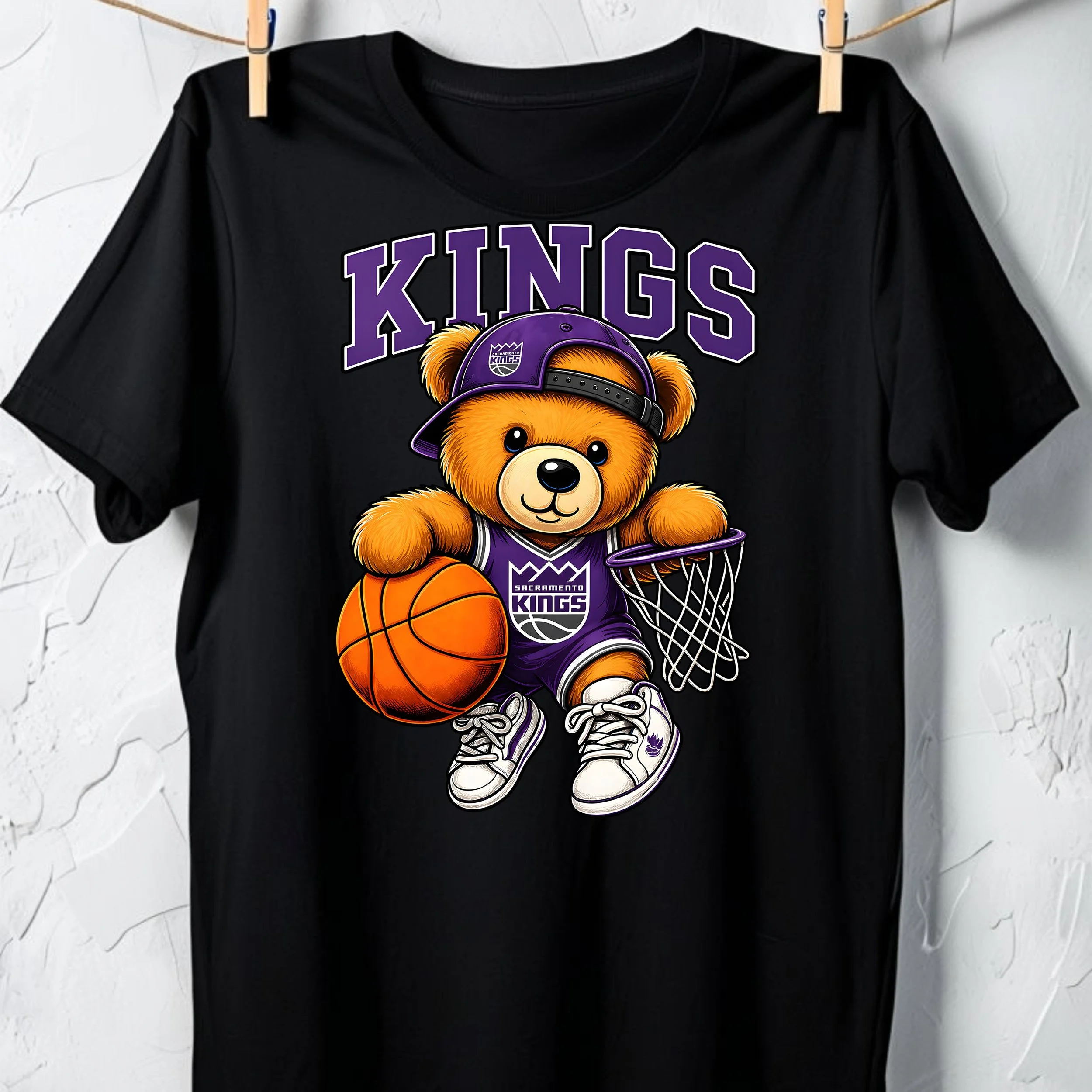 TEAM SPIRIT BEAR T SHIRT - KINGS