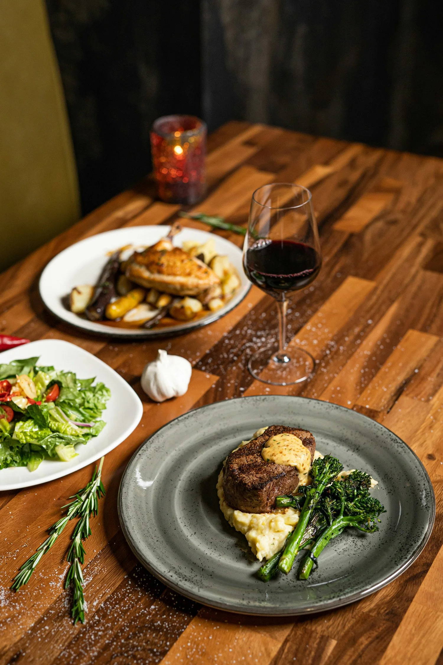 Dining near Cottonwood Creek