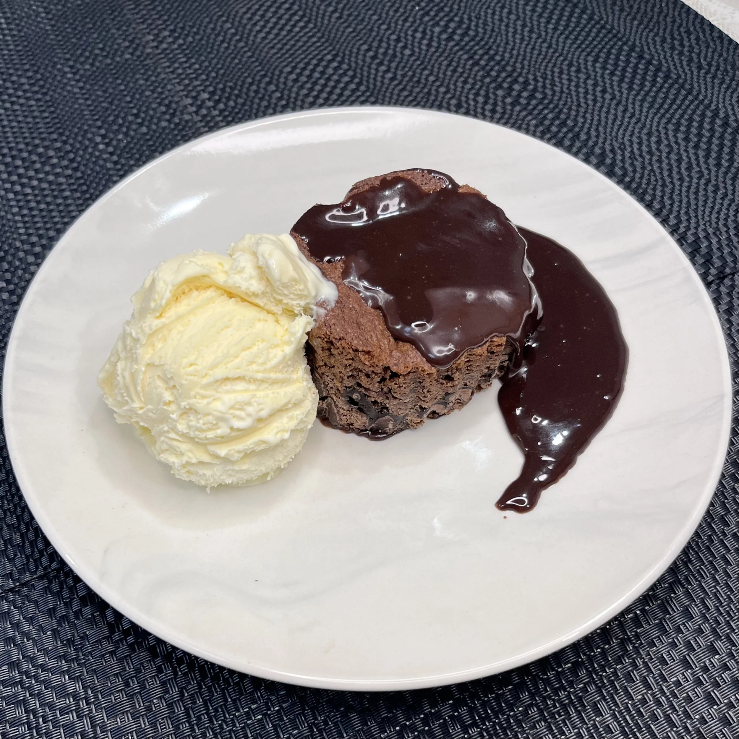 Chocolate Chunk Brownie with Ganache