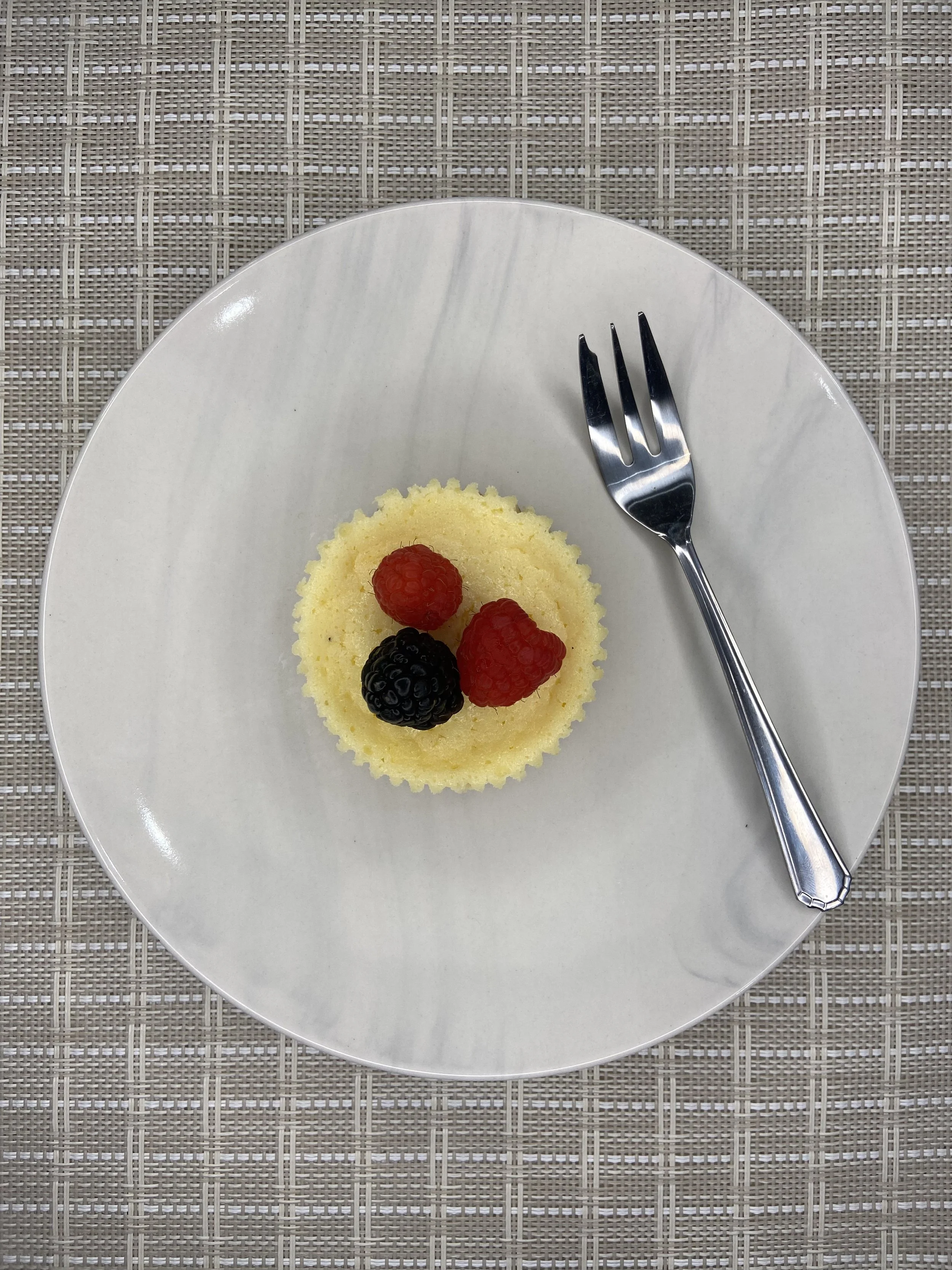 Mini Baked Cheesecake with Fresh Seasonal Berries