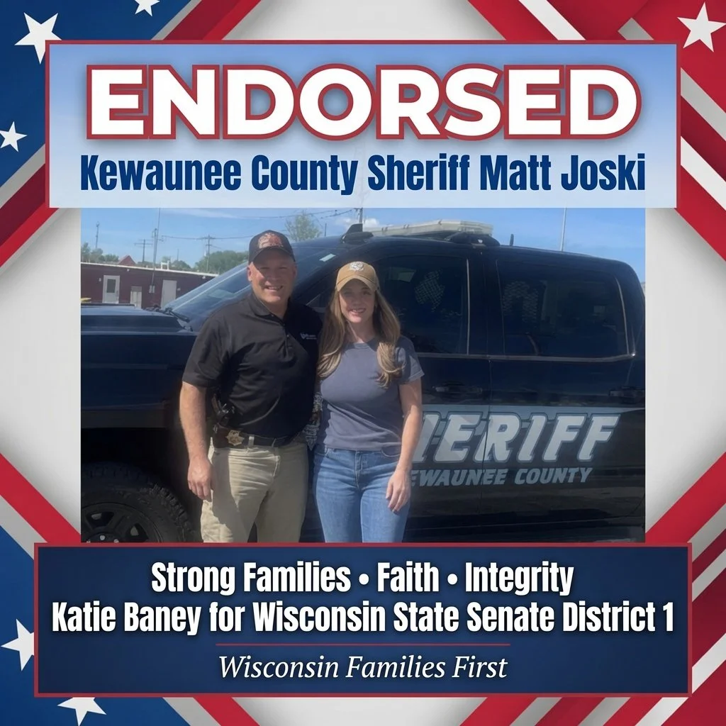 Endorsement: Kewaunee County Sheriff