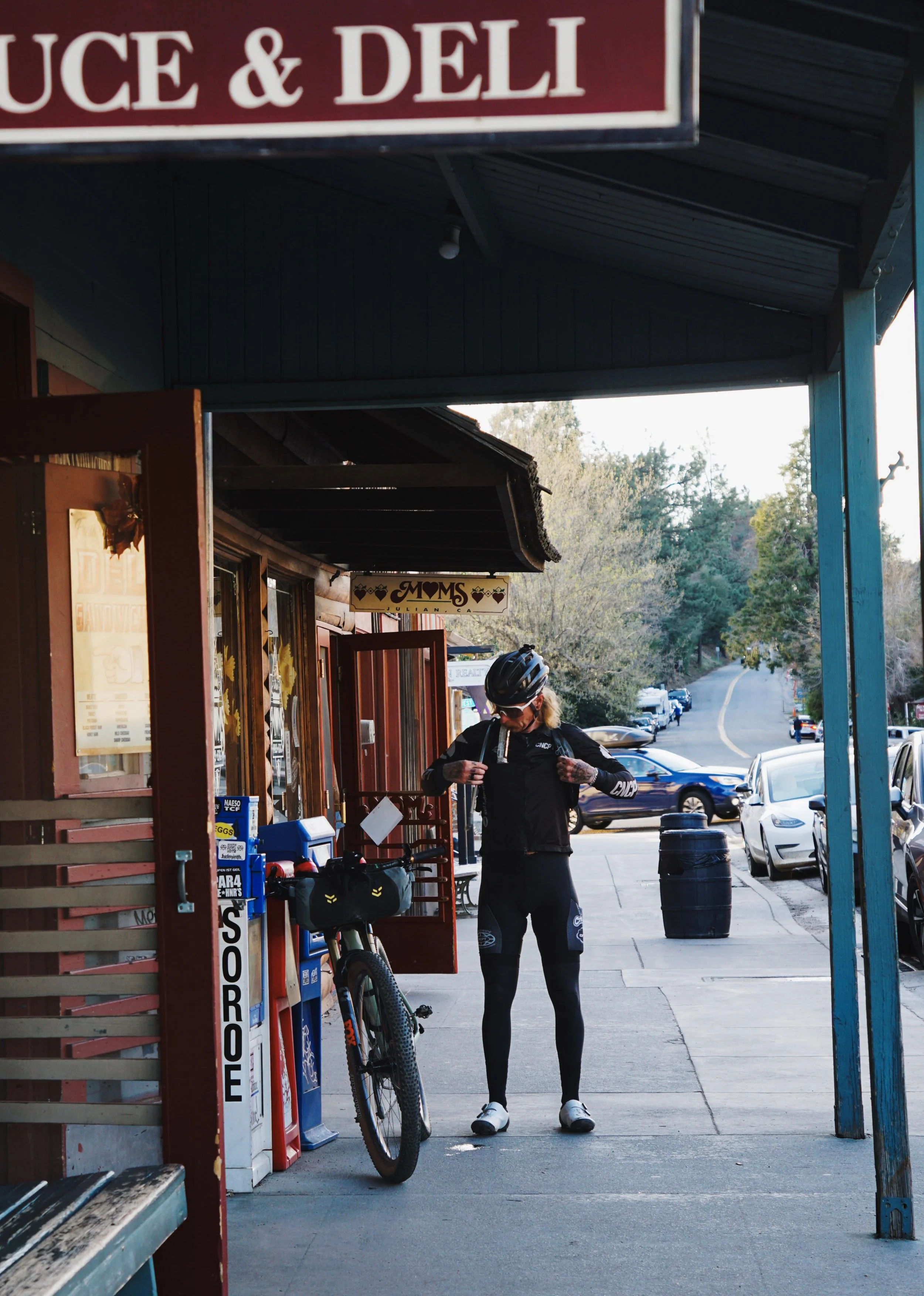 julian california bike rider