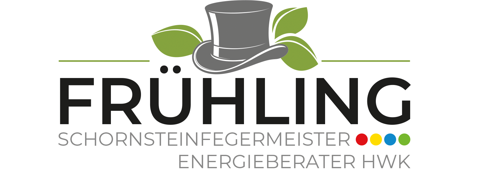 Ein Fluss mit grünen Ufern, eine Brücke, rote, gelbe, blaue und grüne Farbelemente im Wasser, und eine hellblaue Fläche darunter.