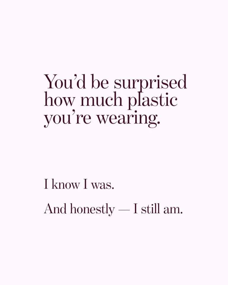 I always thought I was choosing well.
Then I started reading labels properly.

What surprised me wasn&rsquo;t just workout wear &mdash;
it was how many everyday pieces quietly include plastic, especially when worn close to the skin and during heat or