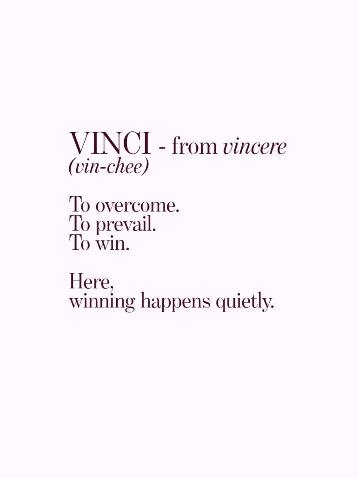 VINCI didn&rsquo;t begin as a business plan.

It began with a desire to live better &mdash;
and to have something personal to sink my teeth into.

Something that could replace the scrolling.
Something to be proud of.

I knew it wouldn&rsquo;t be easy