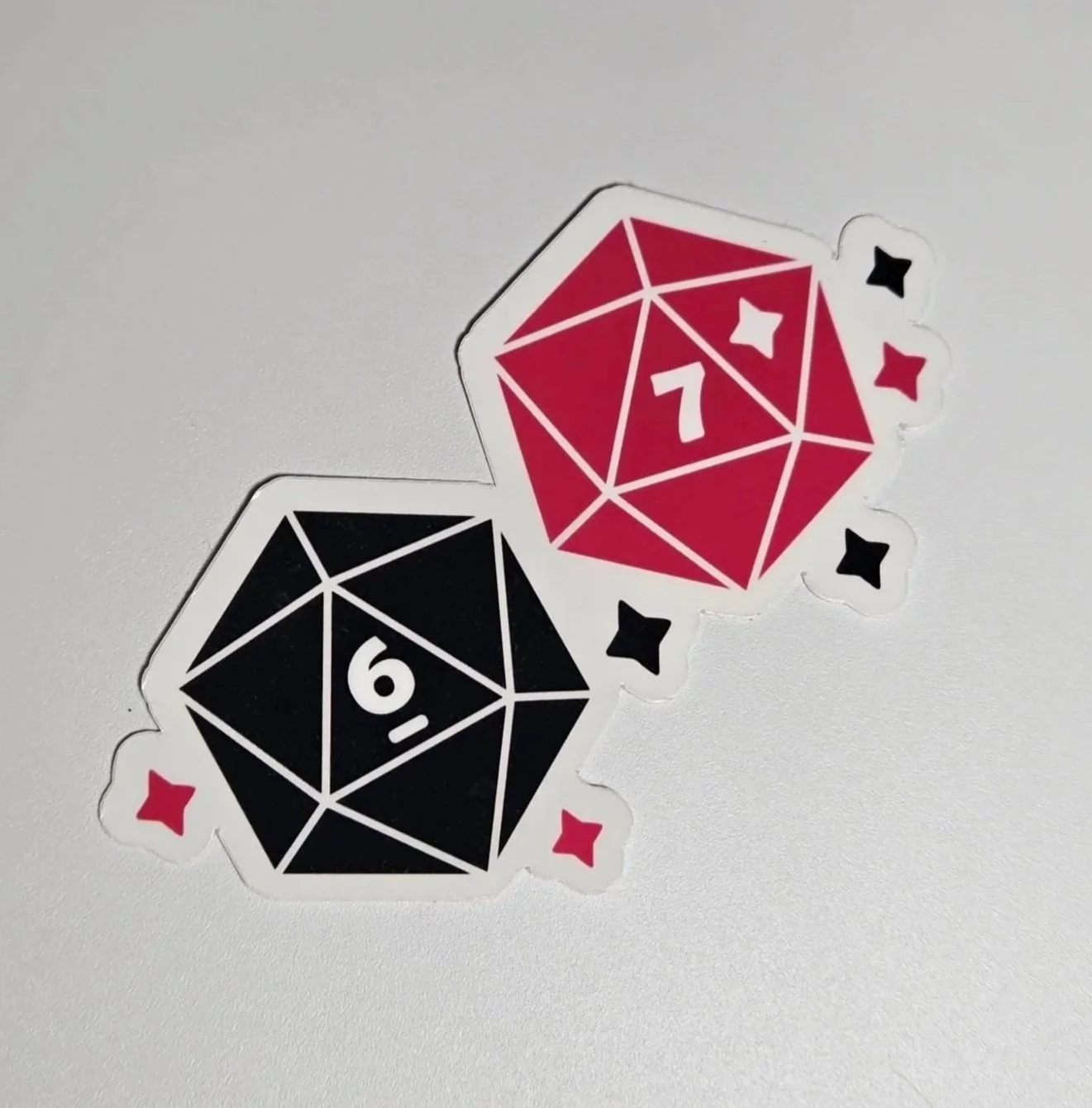 3.5" 6-7 D20 Dice Sticker