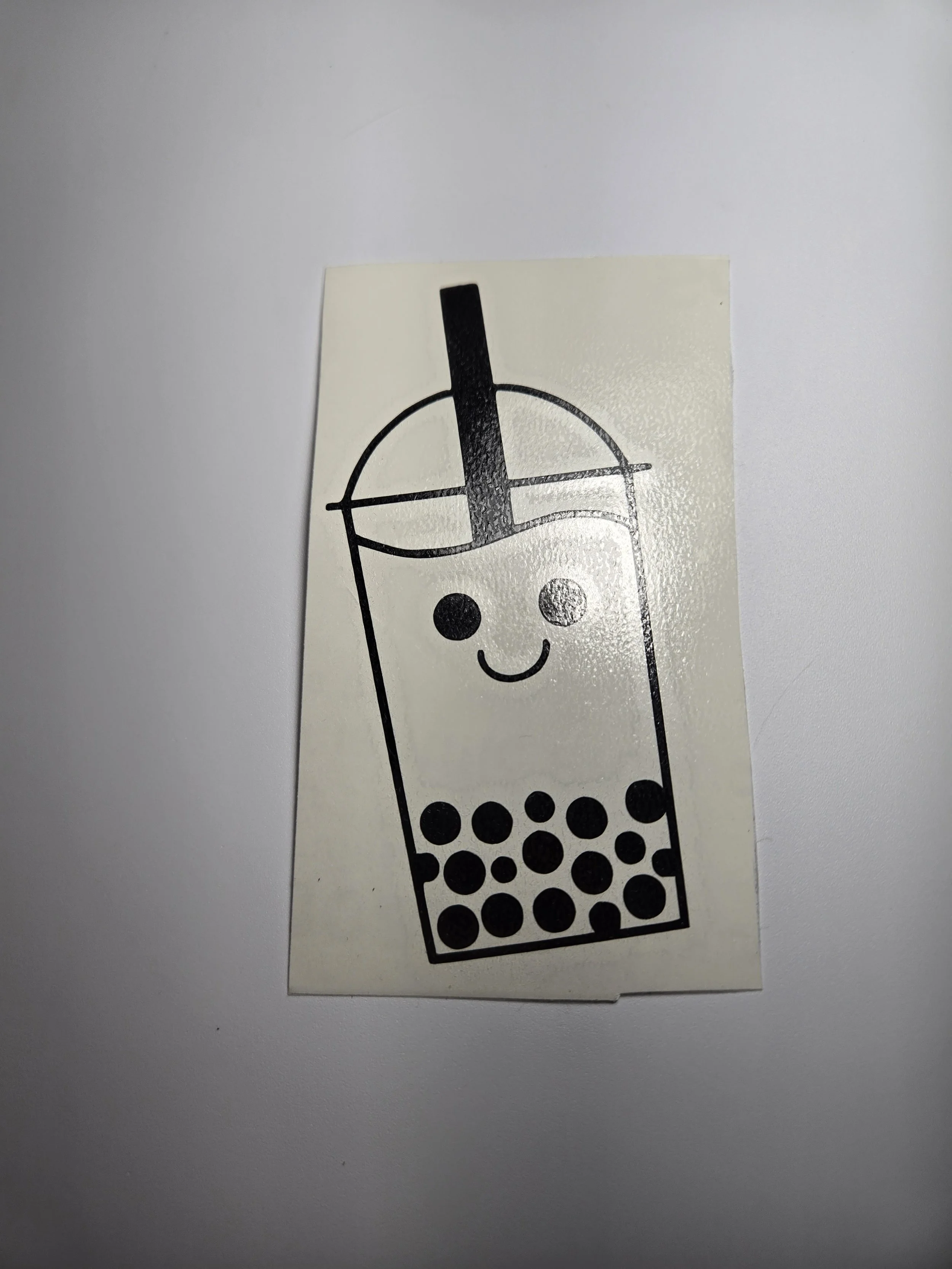 4.5" Tall Boba Buddy Decal