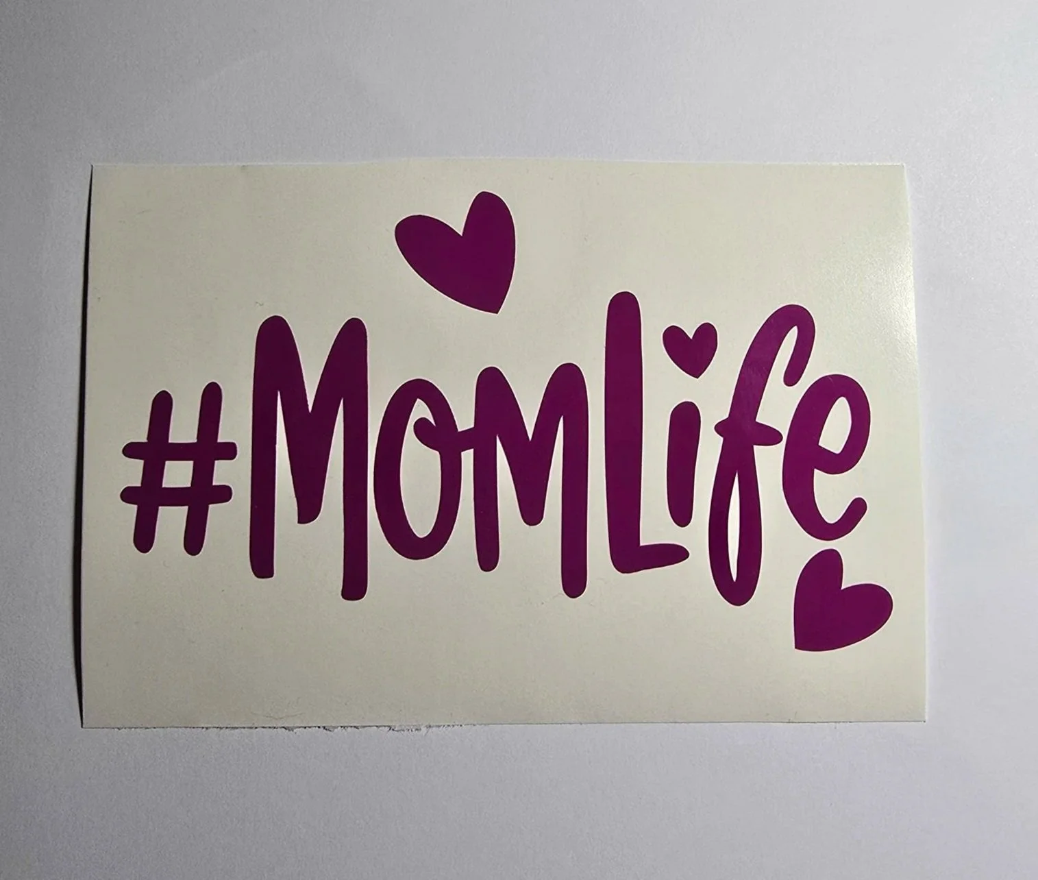 6" '#MomLife'