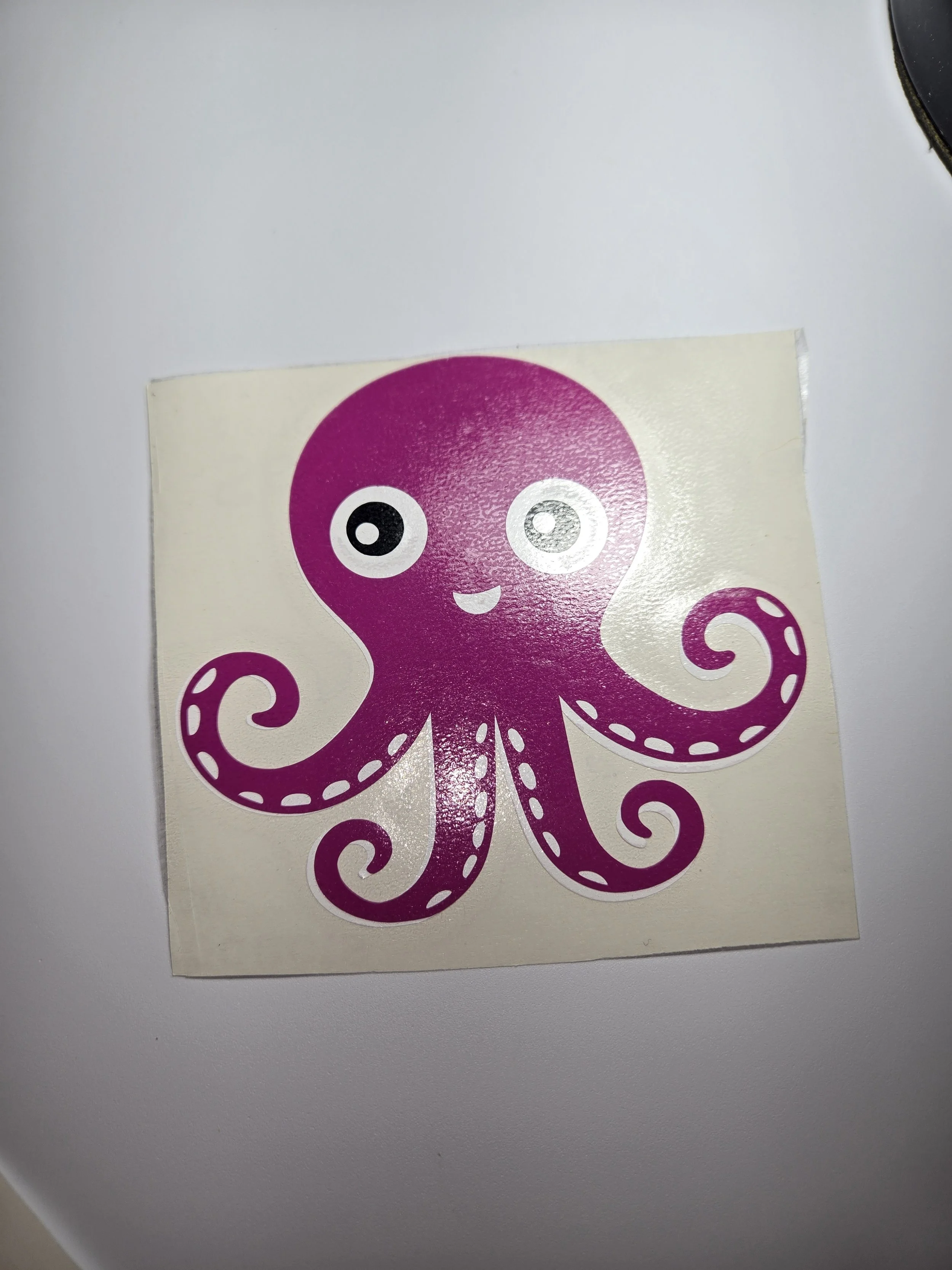 4" 'Magenta' the Octopus Decal