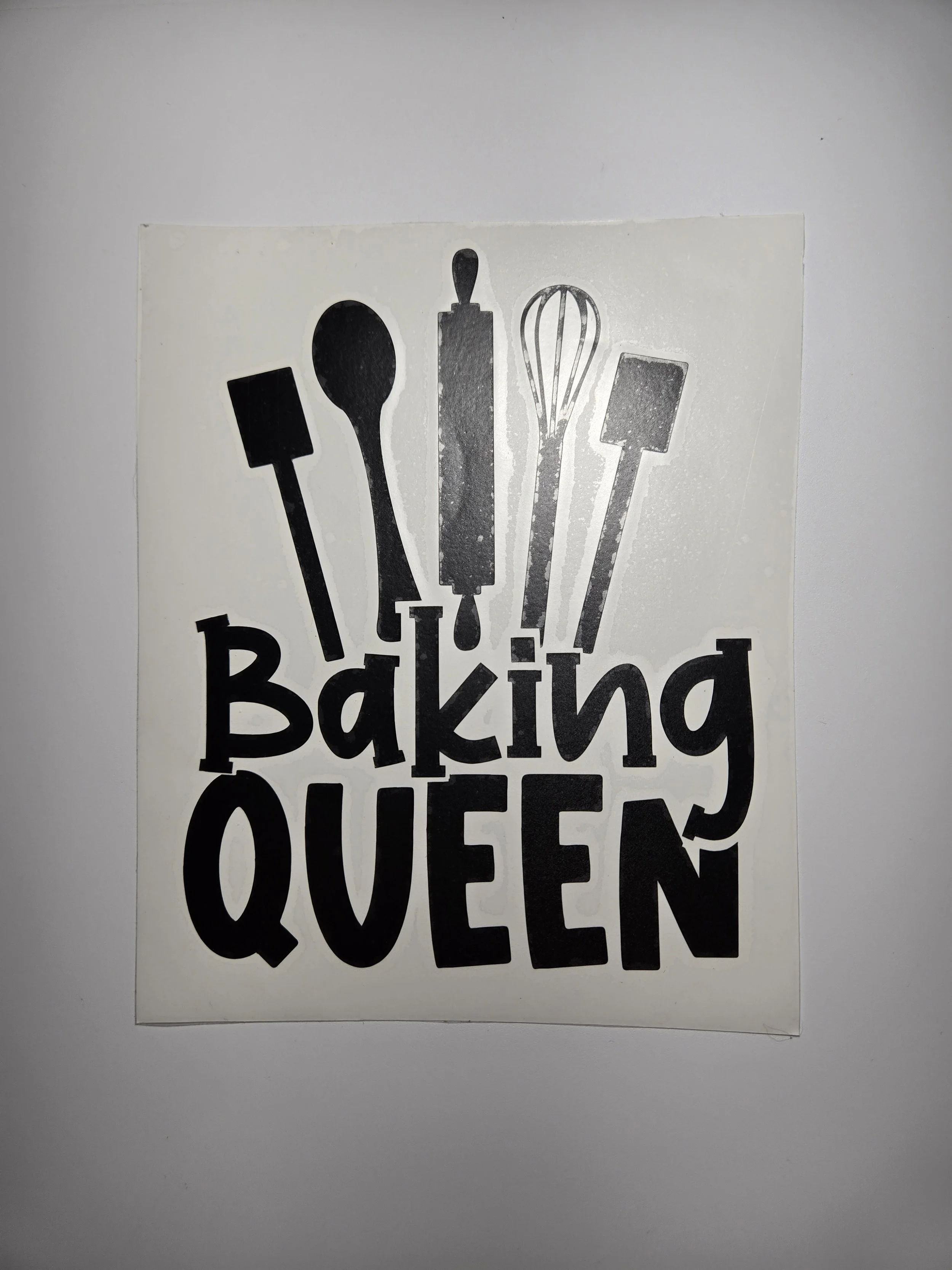 7" 'Baking Queen' Decal