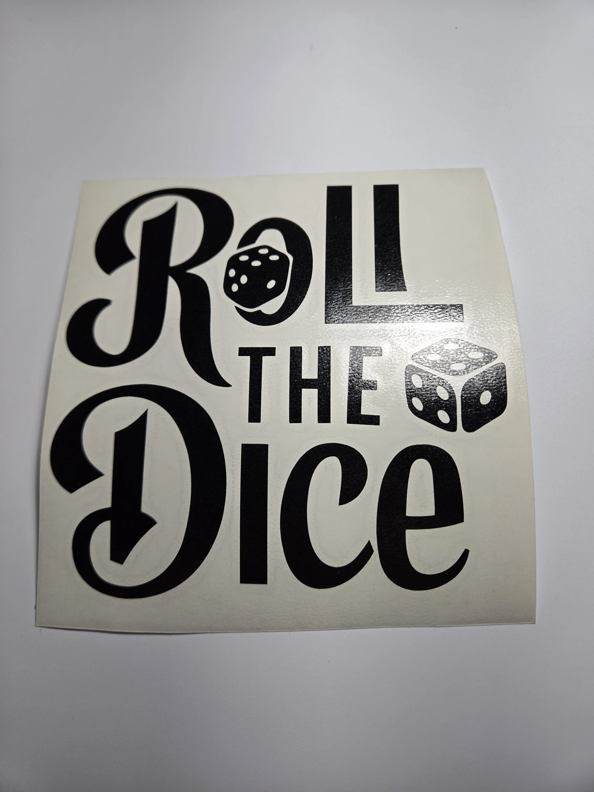 5.5" 'Roll The Dice' Decal