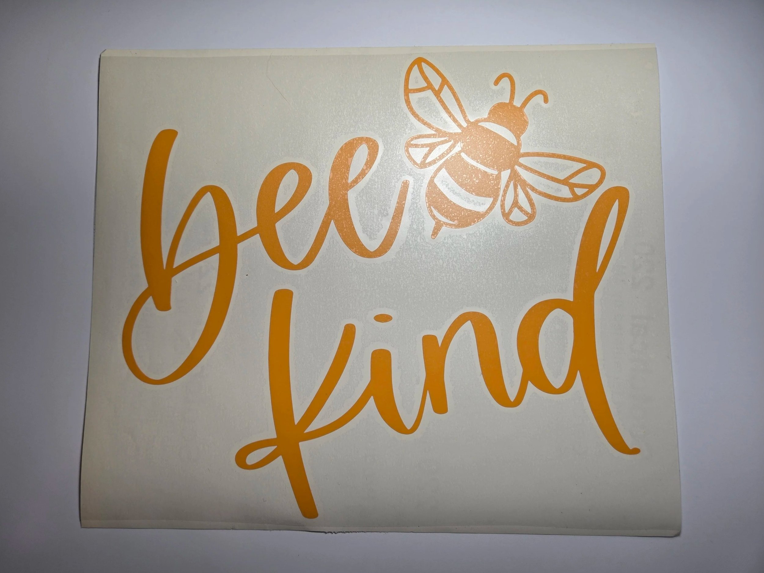 10" 'Bee Kind' Decal