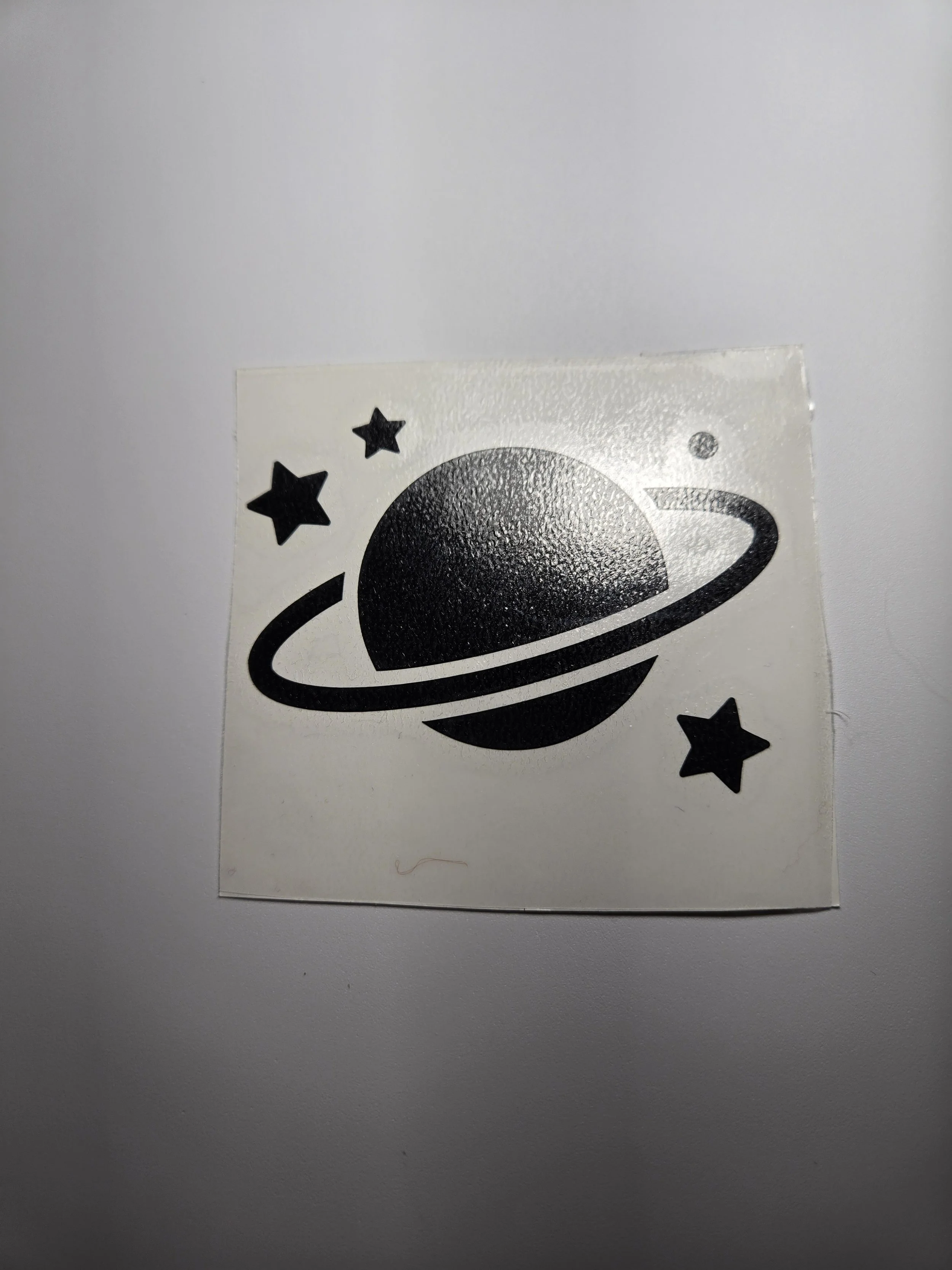 3" Saturn & Stars Decal