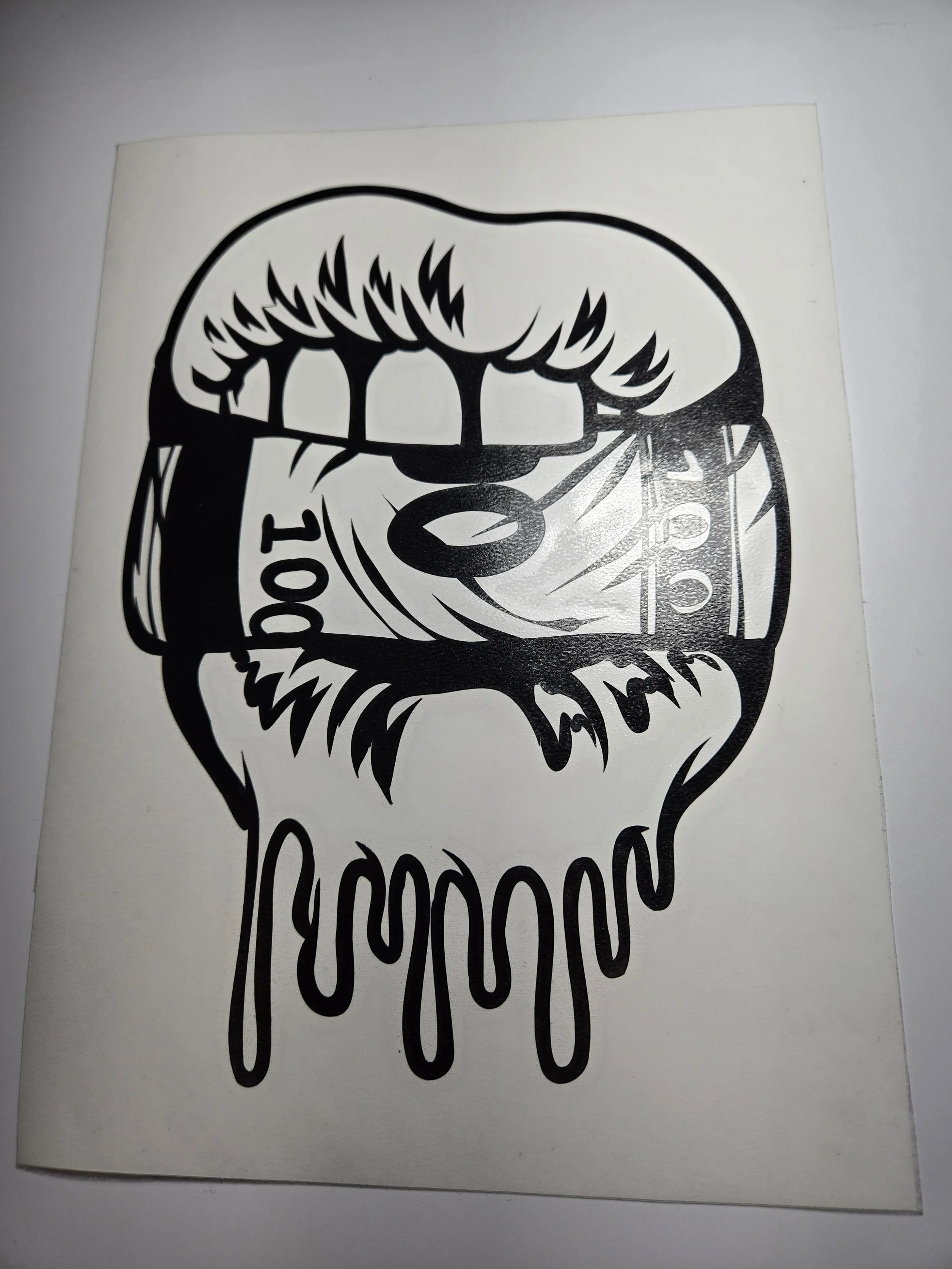 8" Put Your Money Where Your Mouth Is Decal